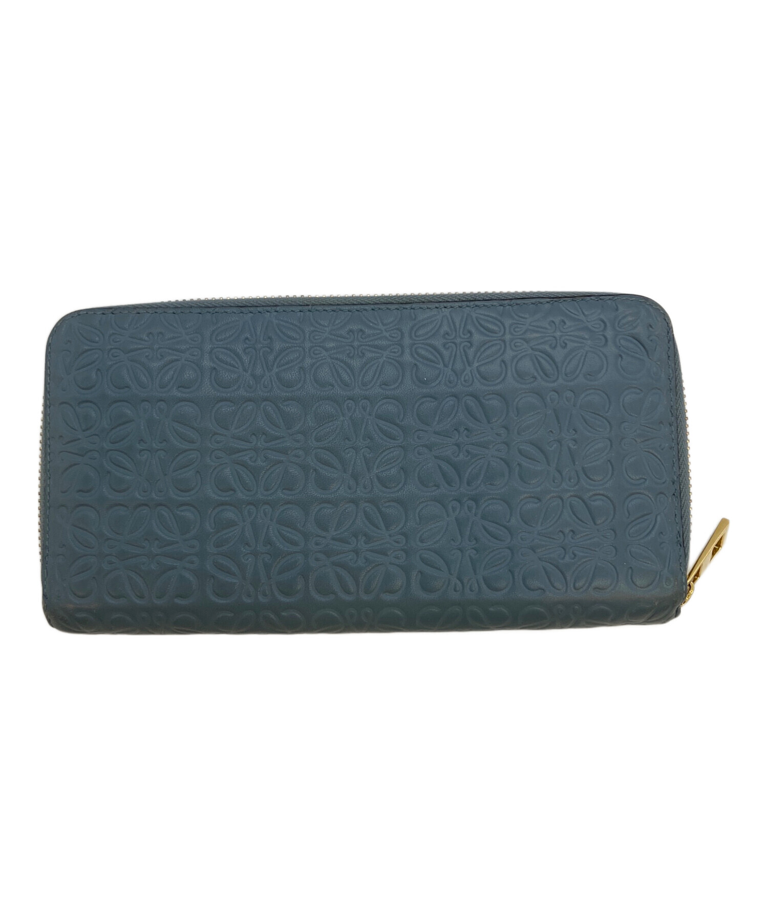 中古・古着通販】LOEWE (ロエベ) リピートアナグラム 長財布 スカイ