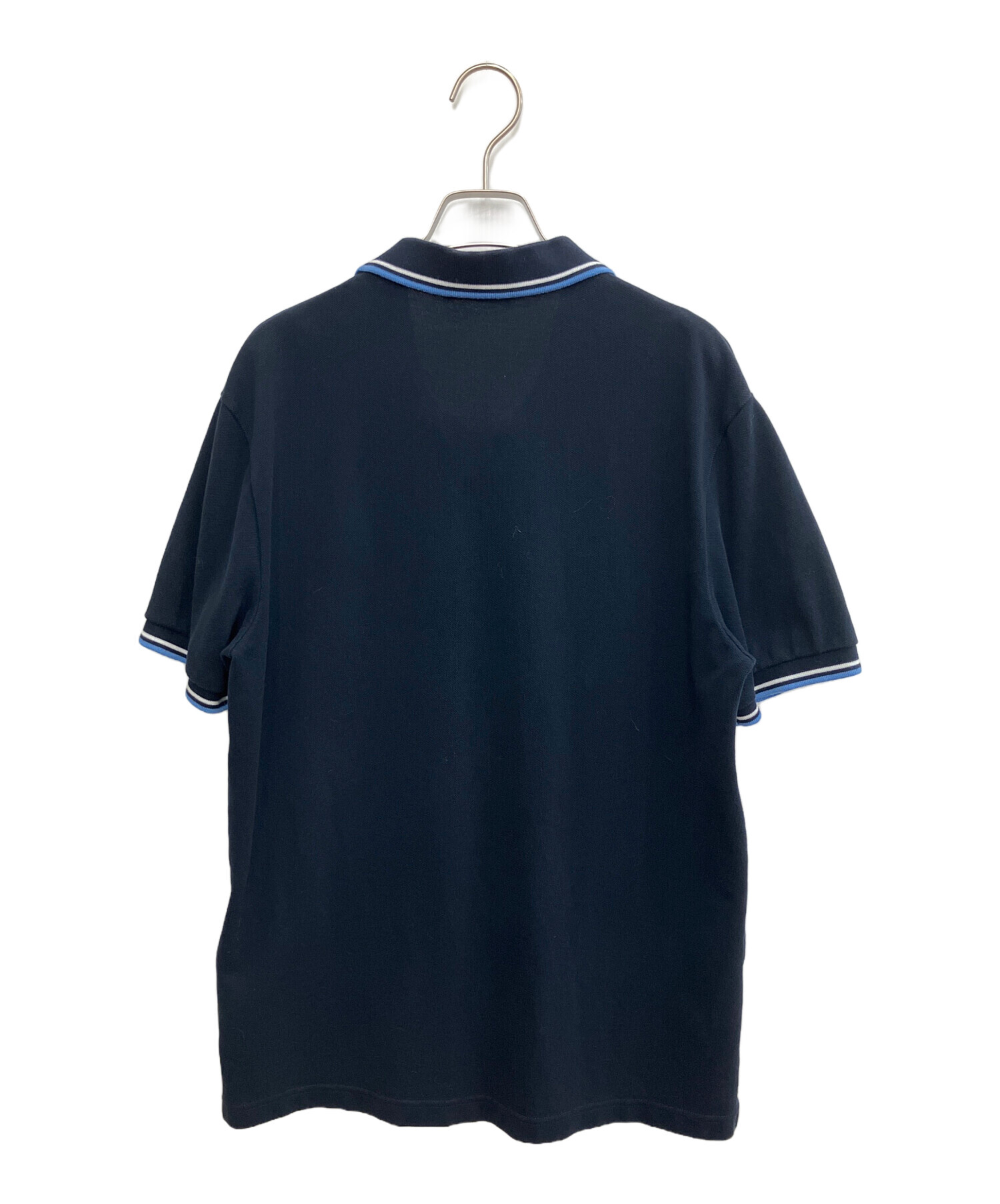中古・古着通販】PRADA (プラダ) ポロシャツ ネイビー サイズ:SIZE XL