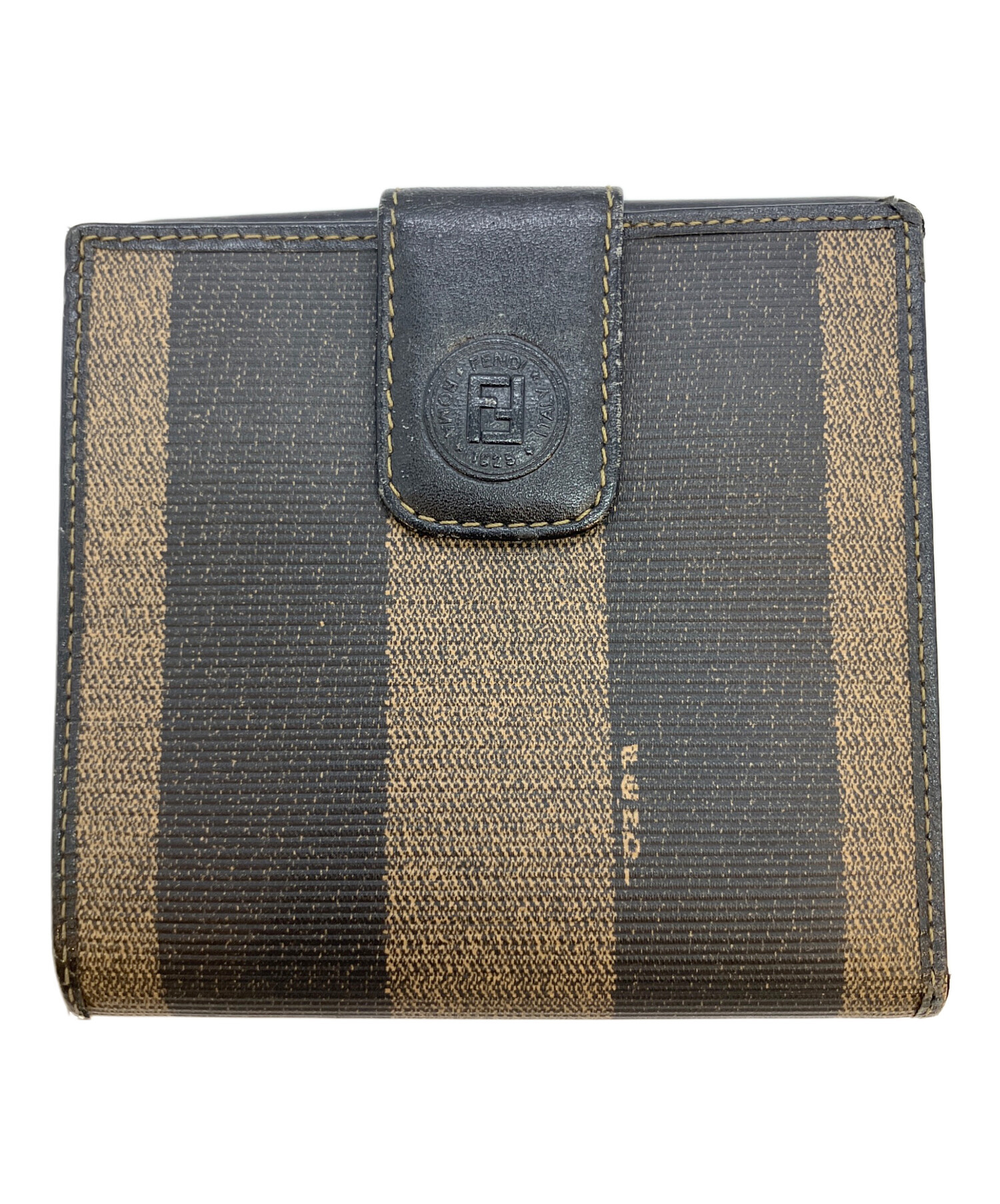 未使用✨フェンディ　二つ折り財布　ペカン　ビンテージ　デッドストック　レザー 中古・古着通販】FENDI (フェンディ) ペカン 2つ折り財布 ブラック
