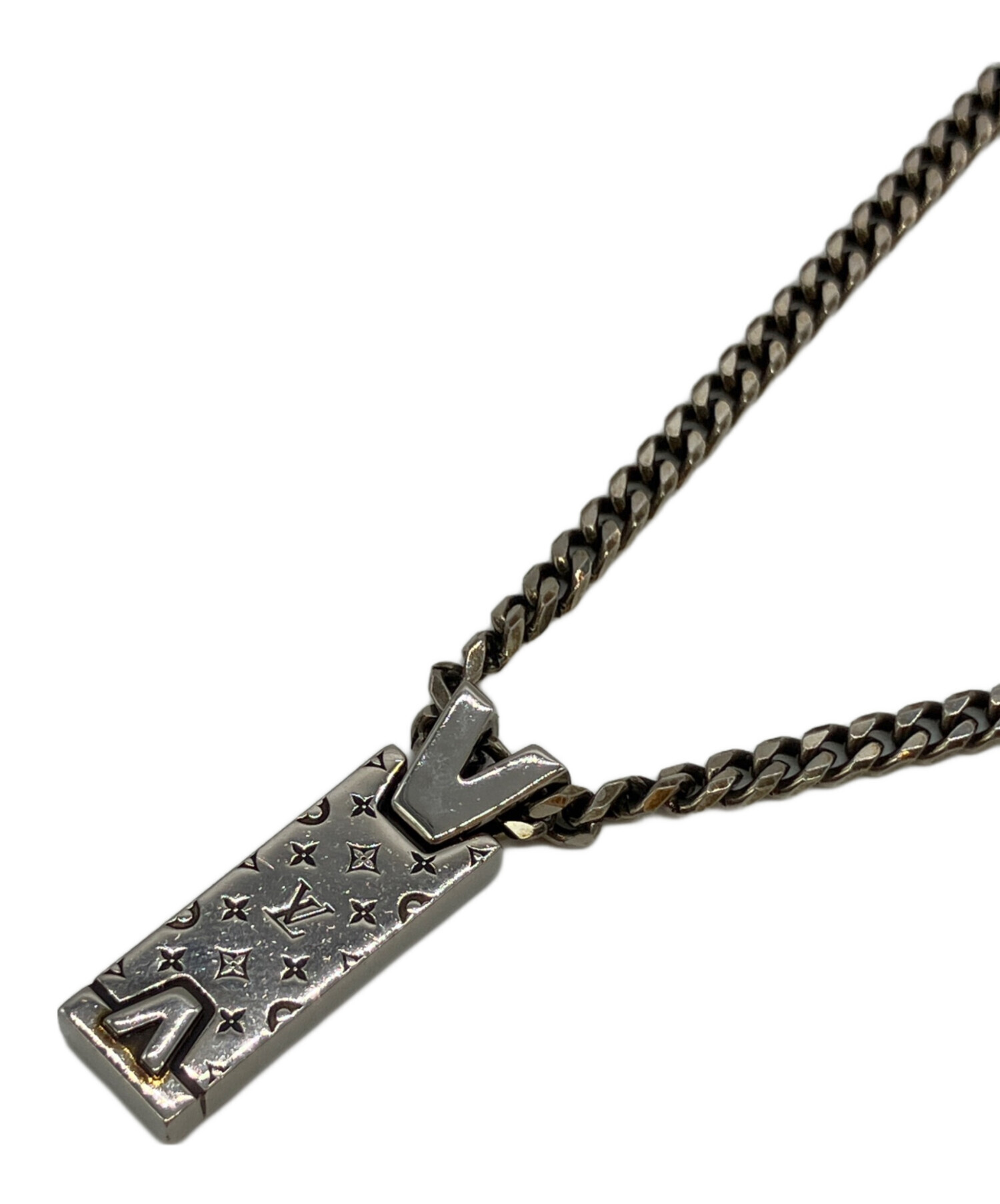 中古・古着通販】LOUIS VUITTON (ルイ ヴィトン) ネックレス シルバー