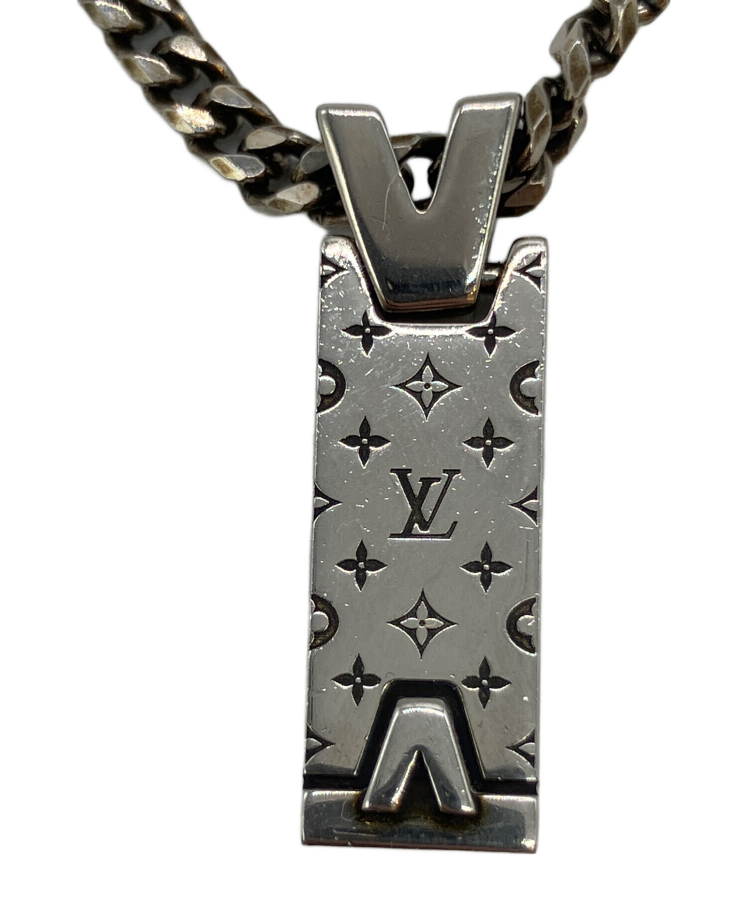 中古・古着通販】LOUIS VUITTON (ルイ ヴィトン) ネックレス シルバー