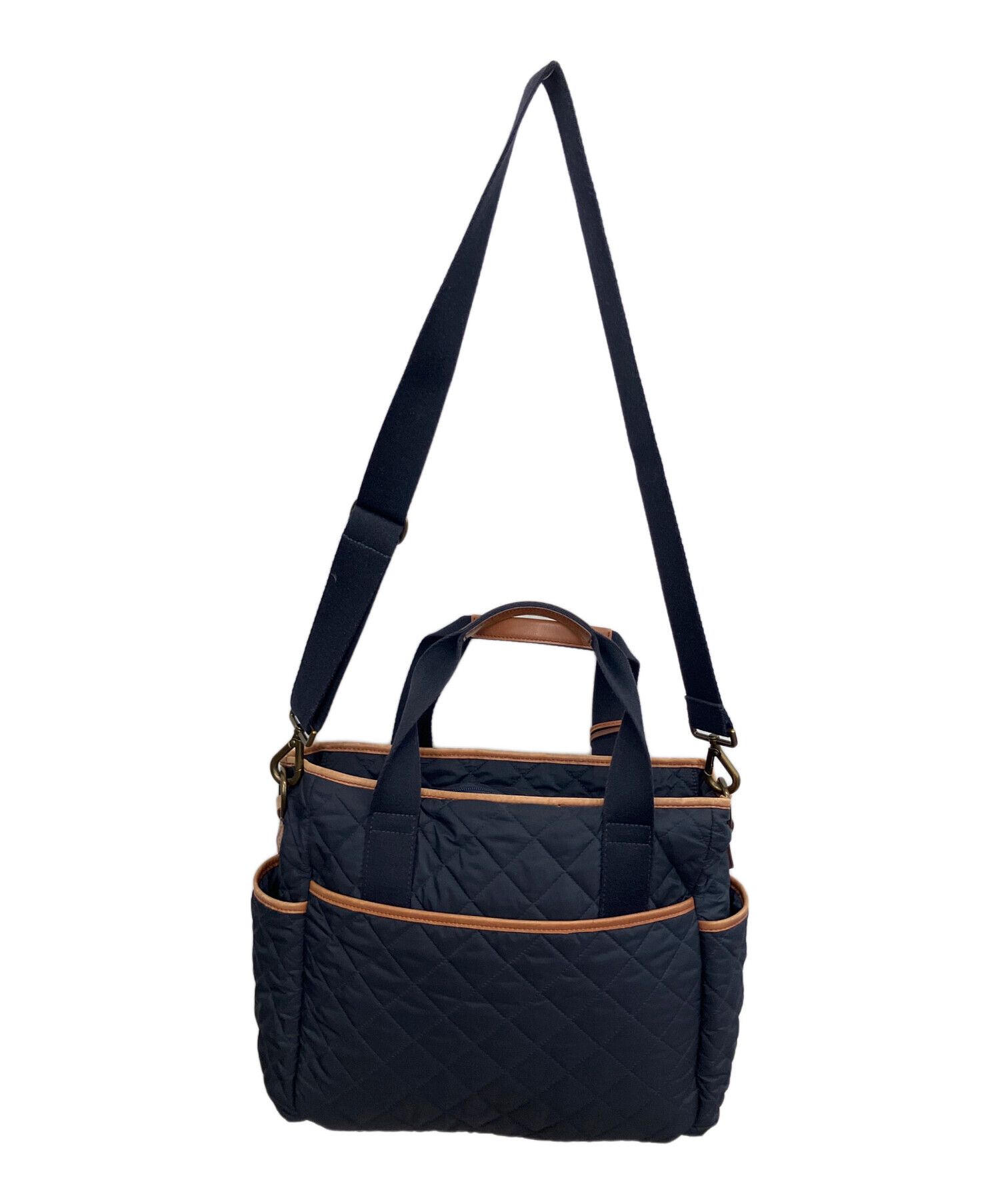 美品✨ラルフローレン トートバッグ 2way 大容量 キルティング ナイロン 中古・古着通販】POLO RALPH LAUREN (ポロ・ラルフローレン