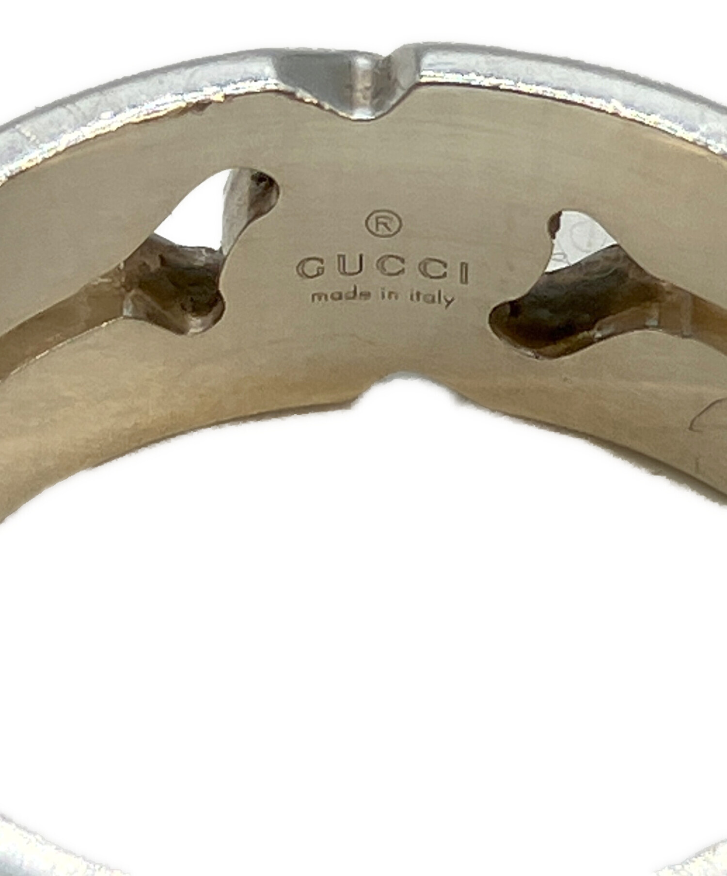 中古・古着通販】GUCCI (グッチ) ノットインフィニティリング シルバー