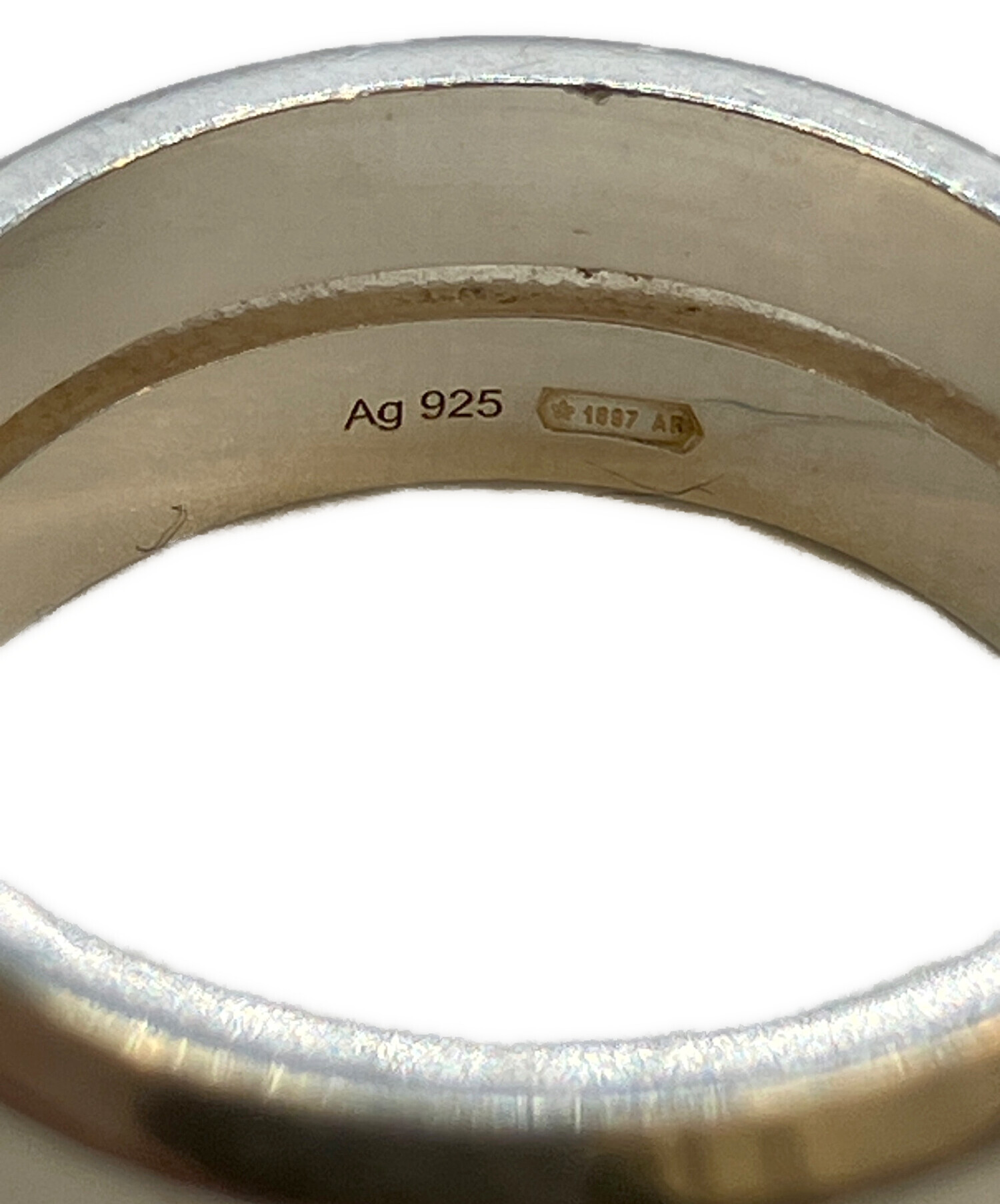 中古・古着通販】GUCCI (グッチ) ノットインフィニティリング シルバー