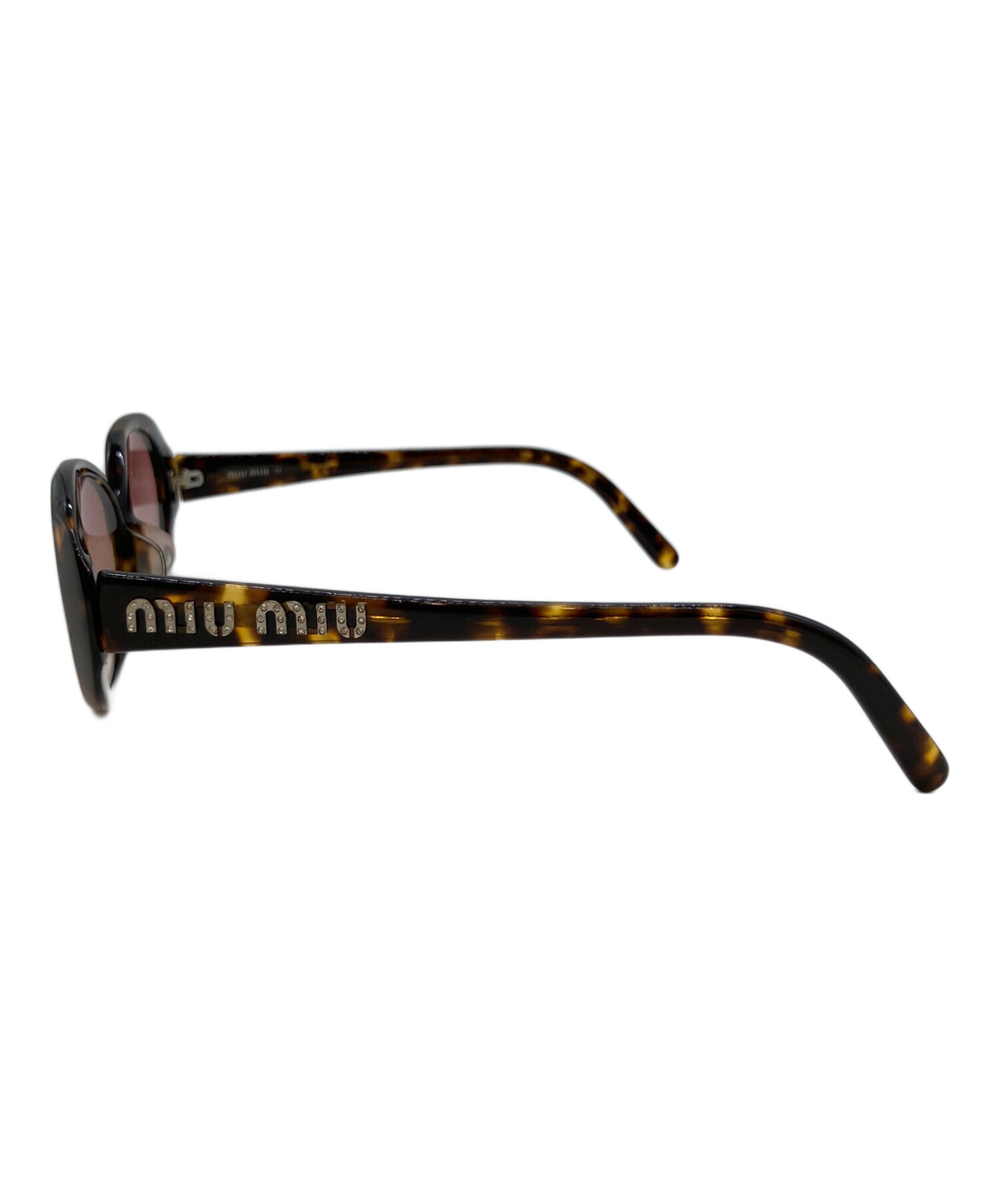 中古・古着通販】MIU MIU (ミュウミュウ) ラインストーンサングラス