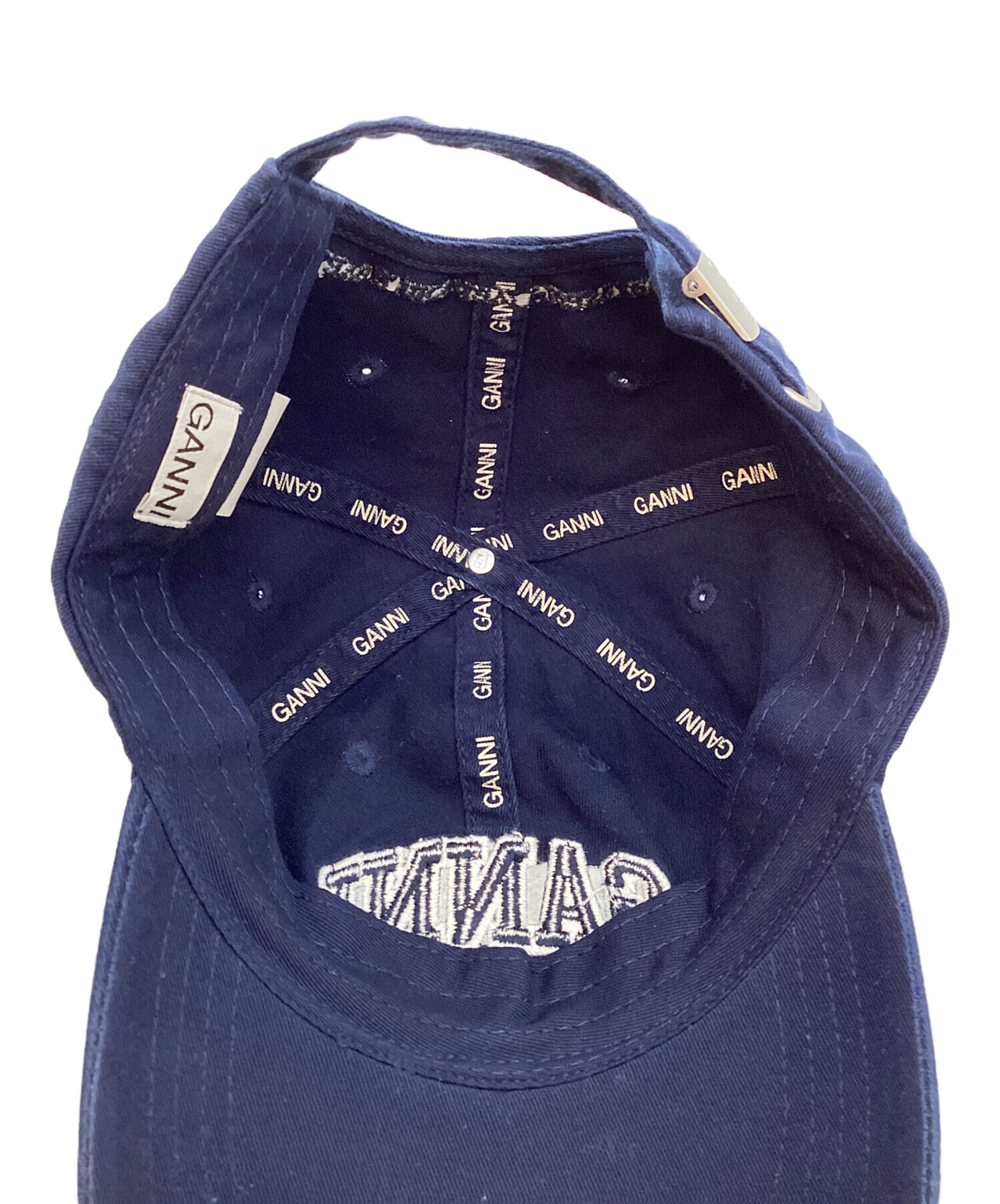 中古・古着通販】GANNI (ガニー) キャップ ネイビー｜ブランド・古着