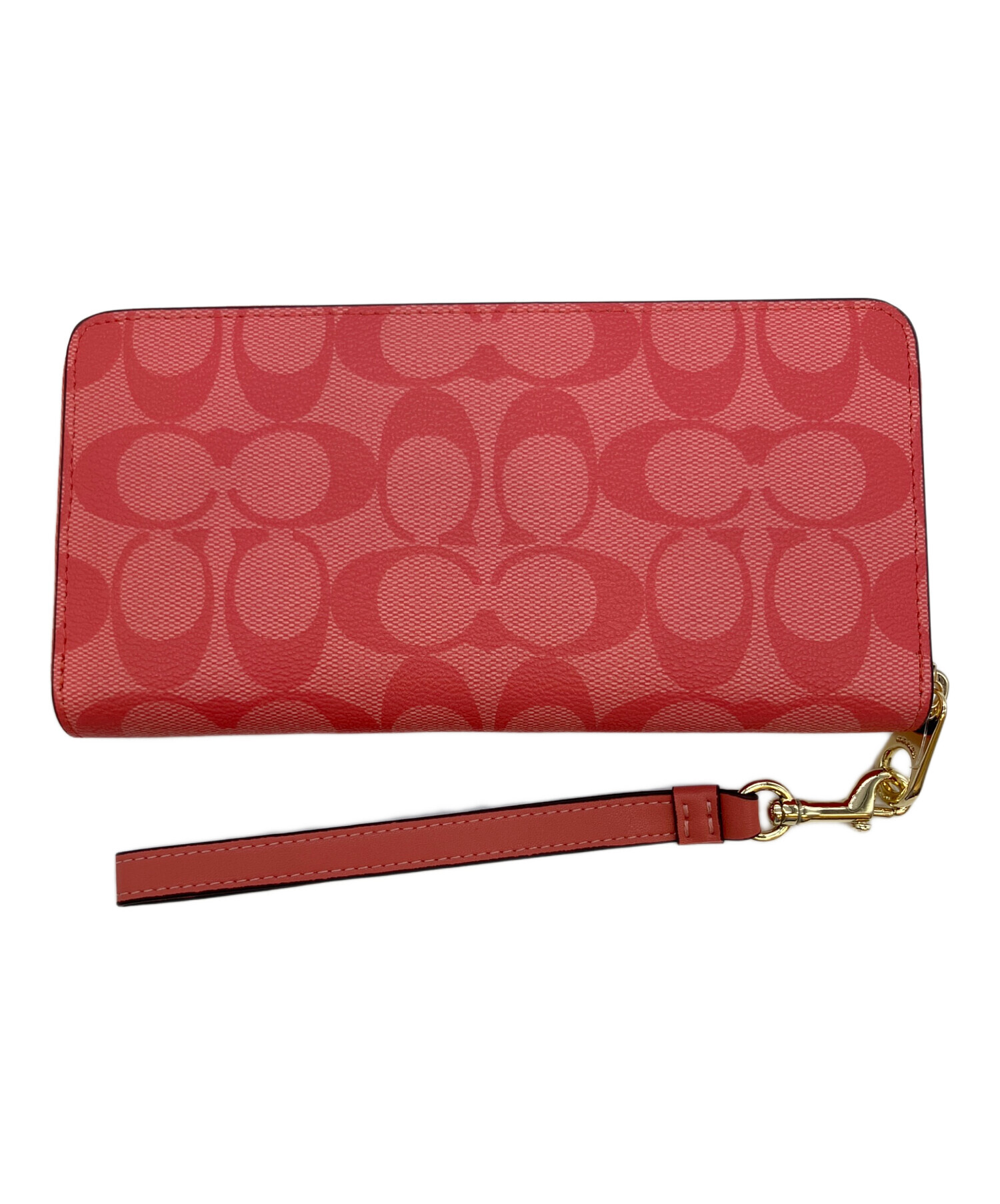 【未使用保管】 COACH ロングウォレット シグネチャー 中古・古着通販】COACH (コーチ) シグネチャー ロング ジップ