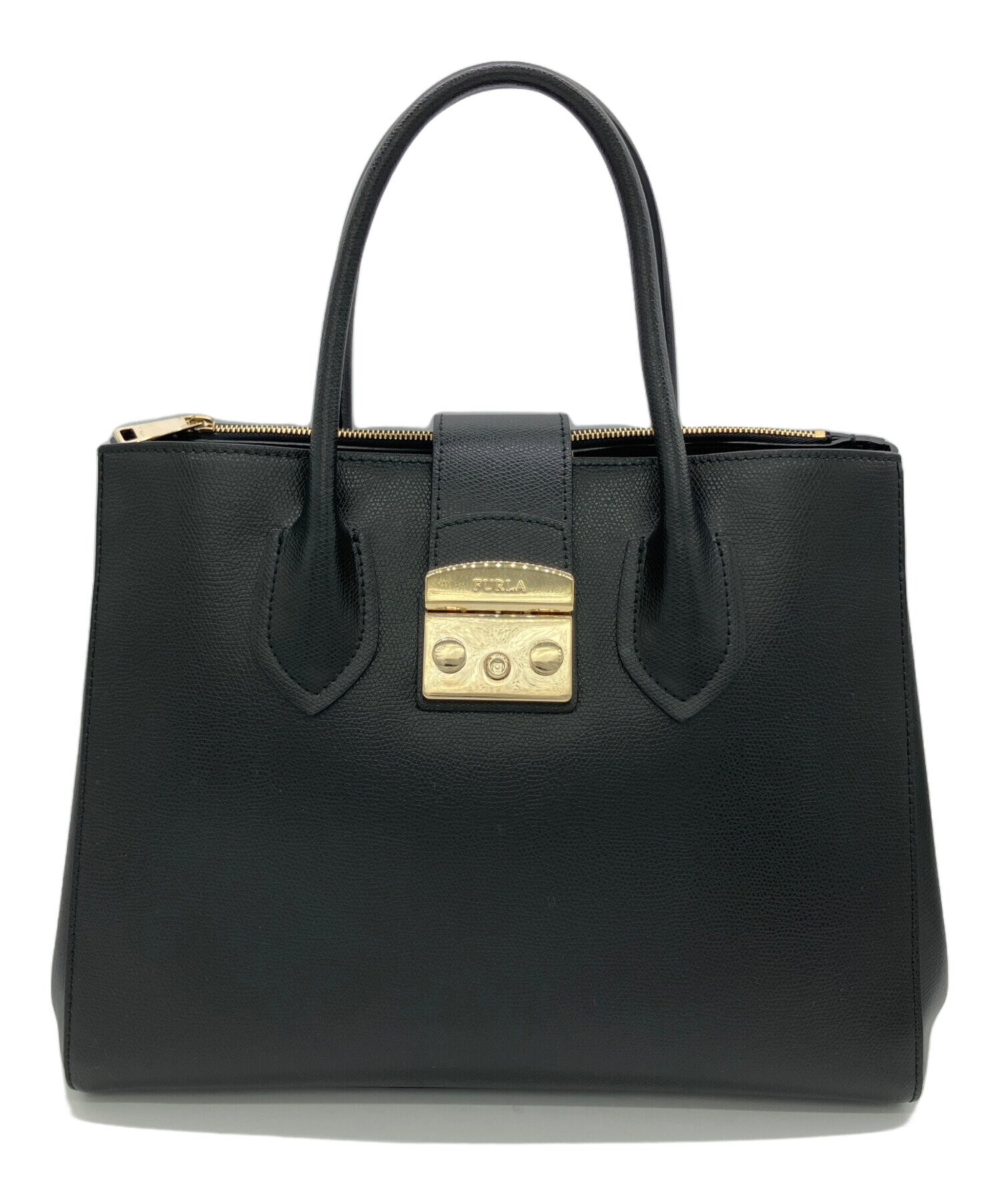 中古・古着通販】FURLA (フルラ) 2WAYショルダーバッグ ブラック 