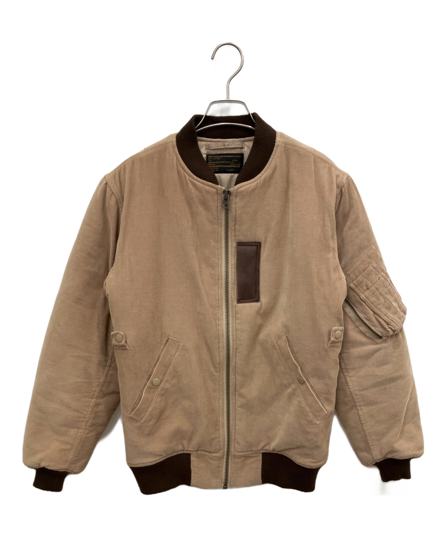 中古・古着通販】BRENTS (ブレント) MA-1ジャケット ブラウン サイズ