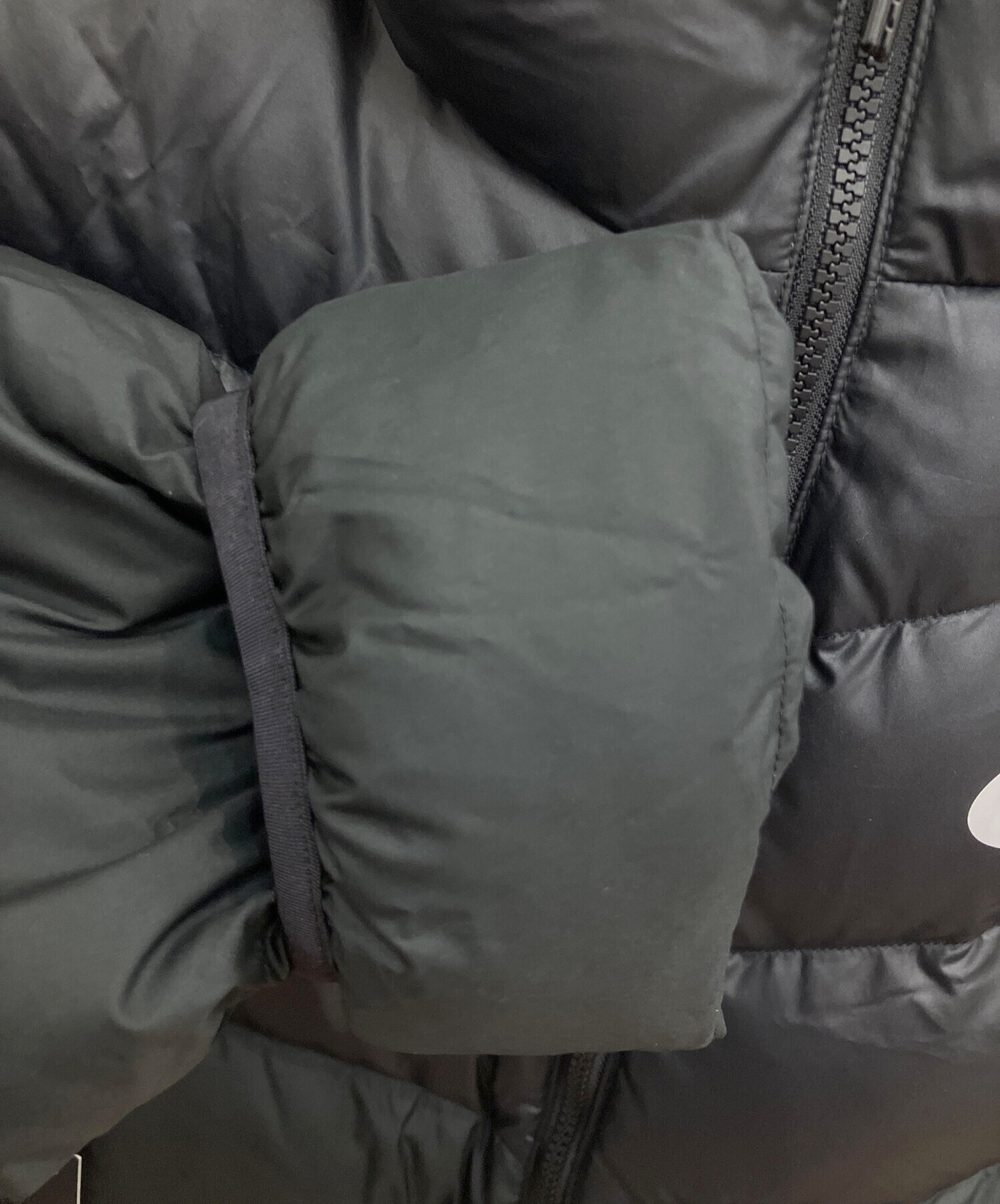中古・古着通販】NIKE (ナイキ) ダウンジャケット ブラック サイズ