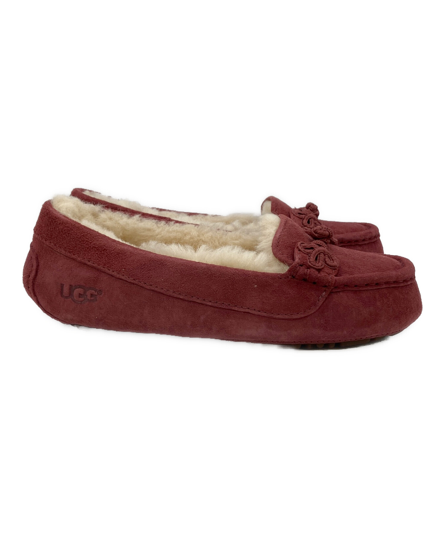 中古・古着通販】UGG (アグ) モカシンシューズ ピンク サイズ:SIZE 中古・古着通販】UGG (アグ) モカシンシューズ ピンク サイズ:SIZE