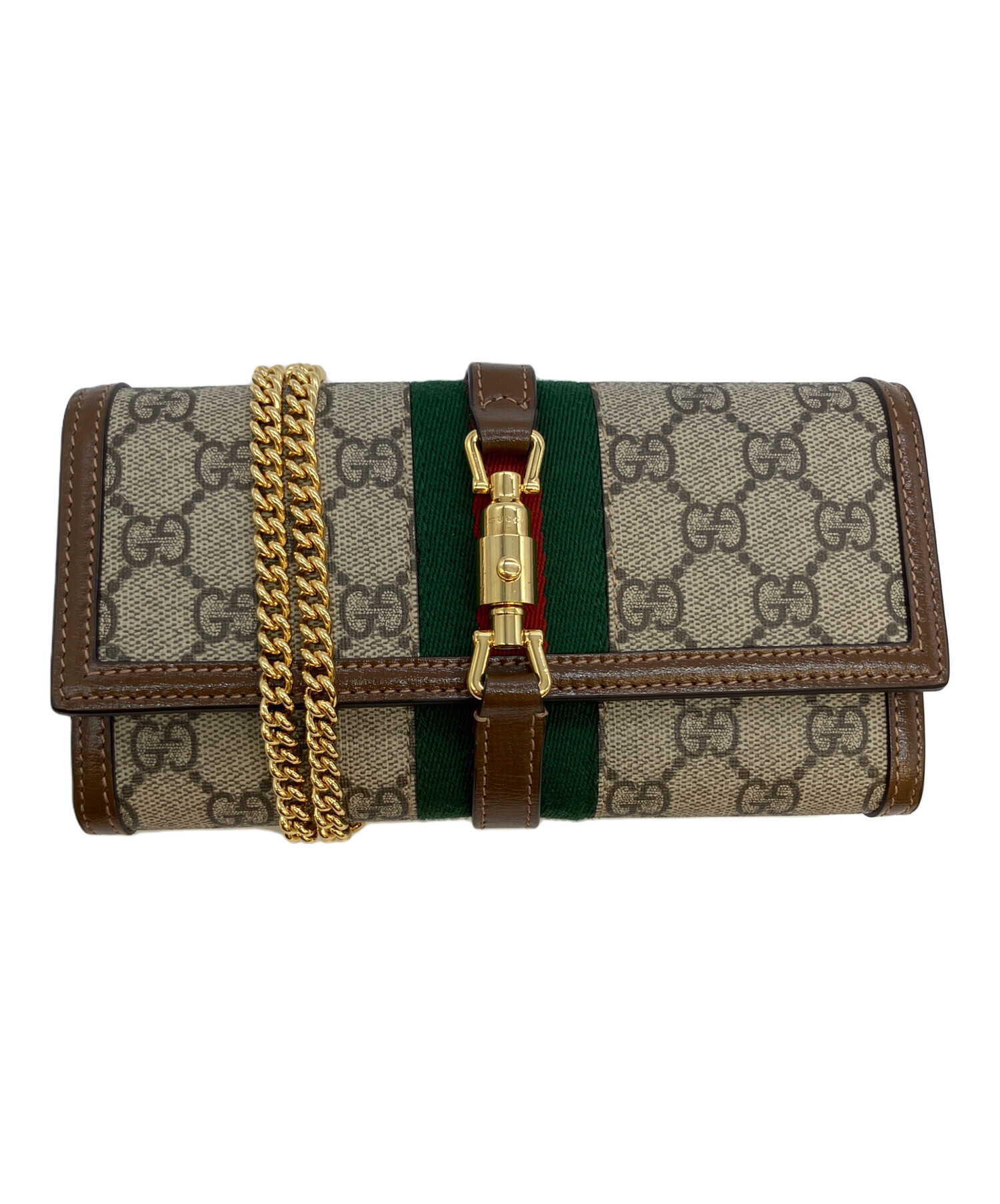 中古・古着通販】GUCCI (グッチ) GG チェーンショルダーウォレット