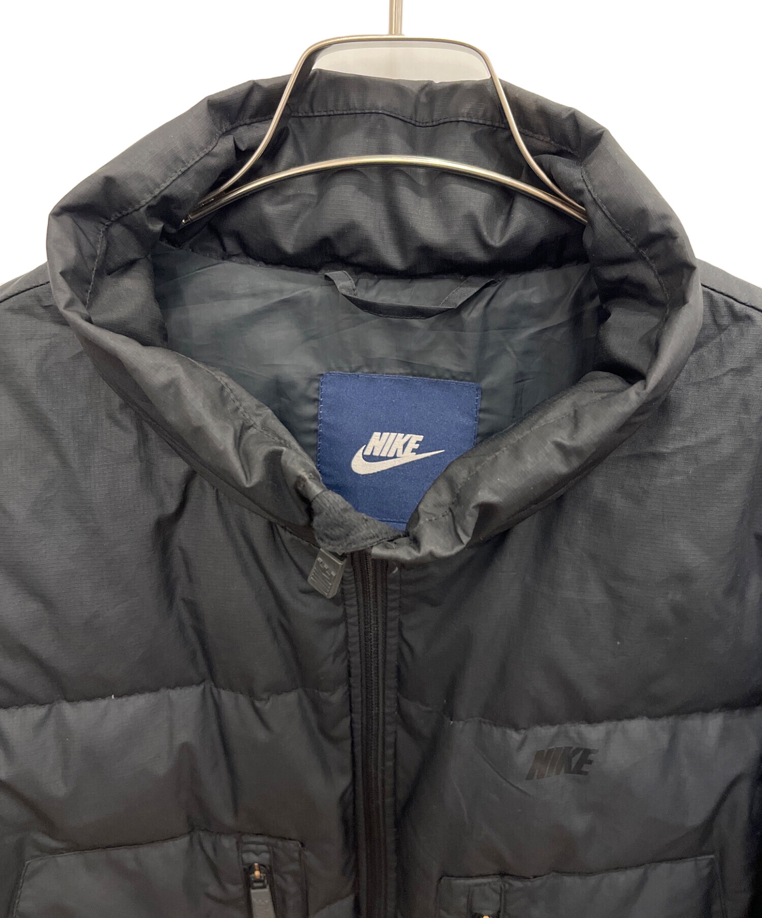 中古・古着通販】NIKE (ナイキ) ダウンジャケット ブラック サイズ 