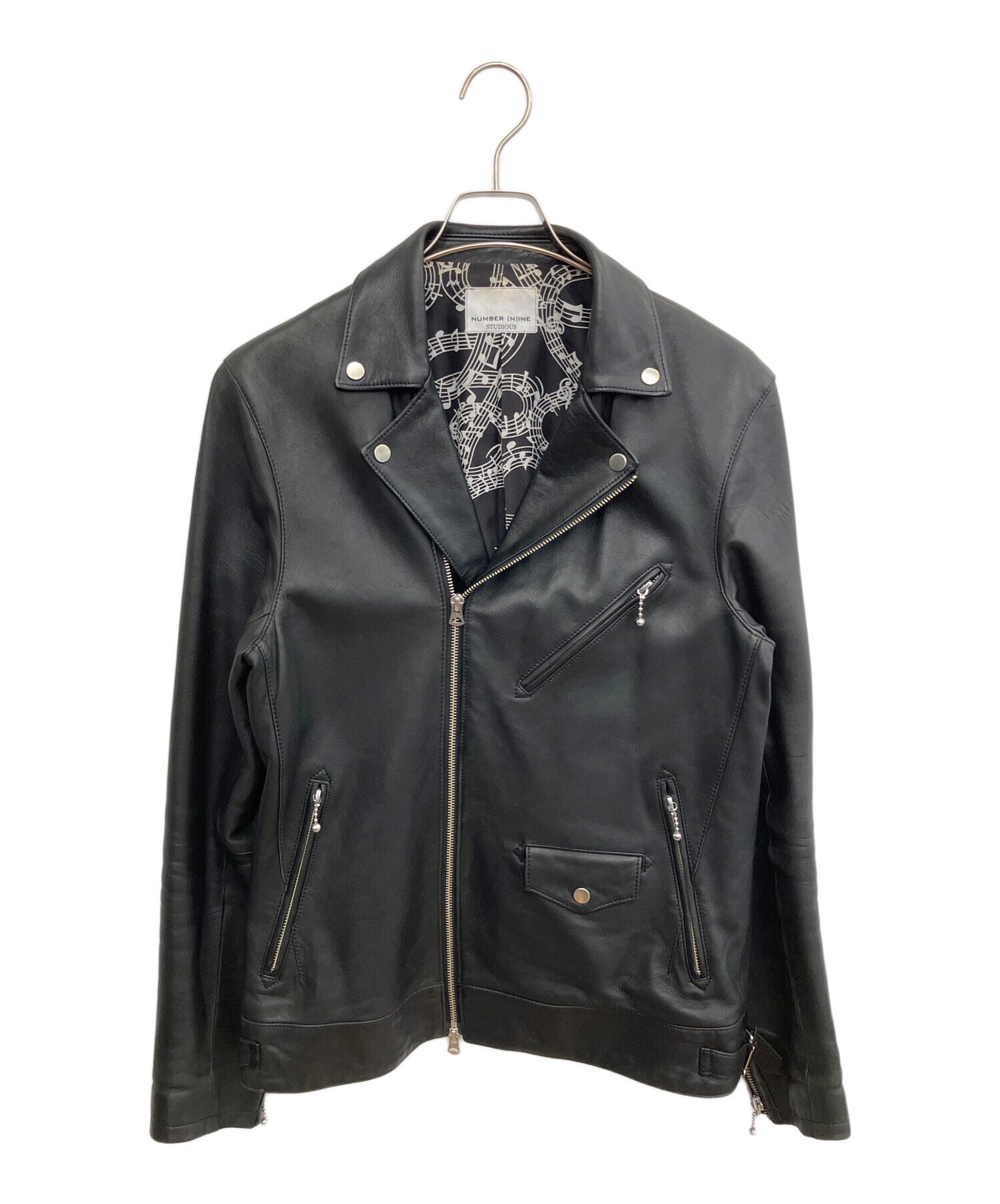 ジ*ス様 ナンバーナイン　ダブルライダースジャケット 中古・古着通販】NUMBER (N)INE (ナンバーナイン) STUDIOUS