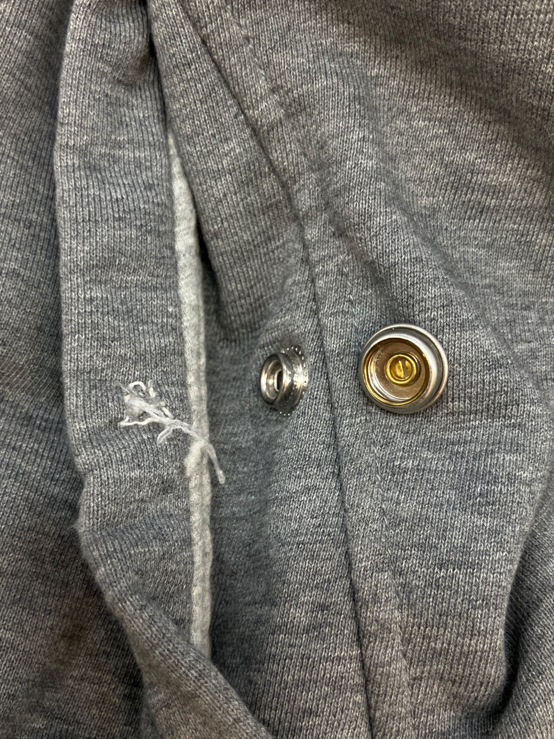 中古・古着通販】DIESEL (ディーゼル) デニム生地切替ジップアップ