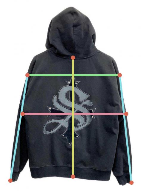 中古・古着通販】SUPPLIER (サプライヤー) Cross Zip Hoodie パーカー