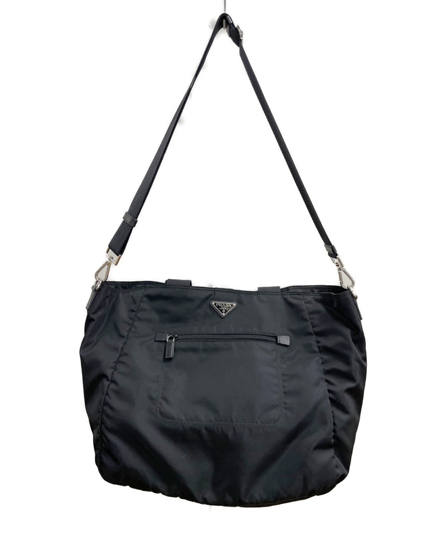 中古・古着通販】PRADA (プラダ) 2WAYナイロンバッグ ブラック BR4376 