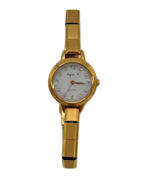 【未使用品】agnes b. 腕時計 レディース【箱・保証書あり】 268 【美品】 アニエスベー時計 レディース腕時計 箱付き ソーラー
