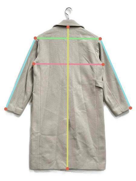 PUBLIC TOKYOカシミヤ混　タイロッケンコート PUBLIC TOKYO（パブリックトウキョウ）の「カシミヤシルクメルトンタイ