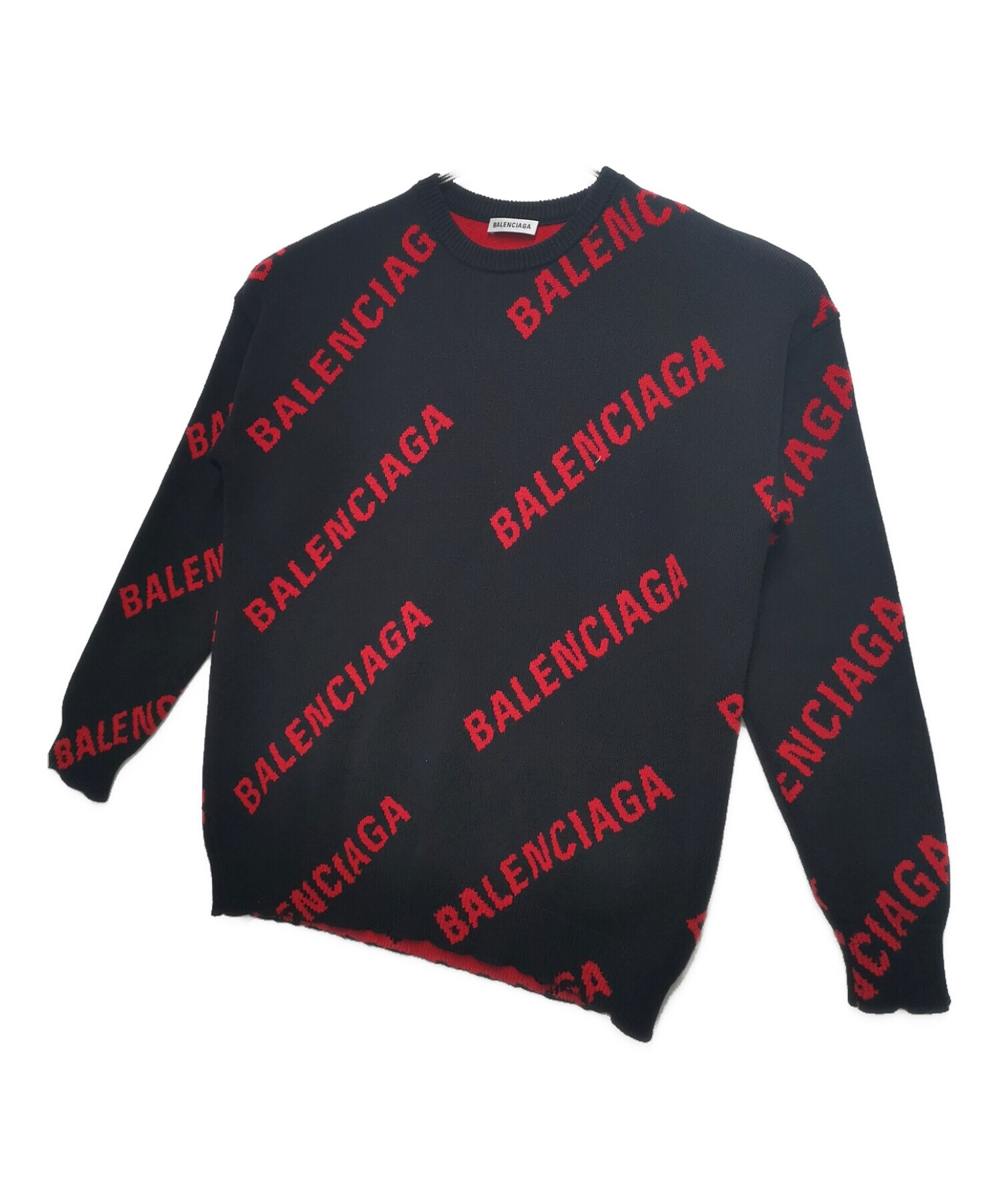 中古・古着通販】BALENCIAGA (バレンシアガ) 総柄BALENCIAGAスラッシュ 