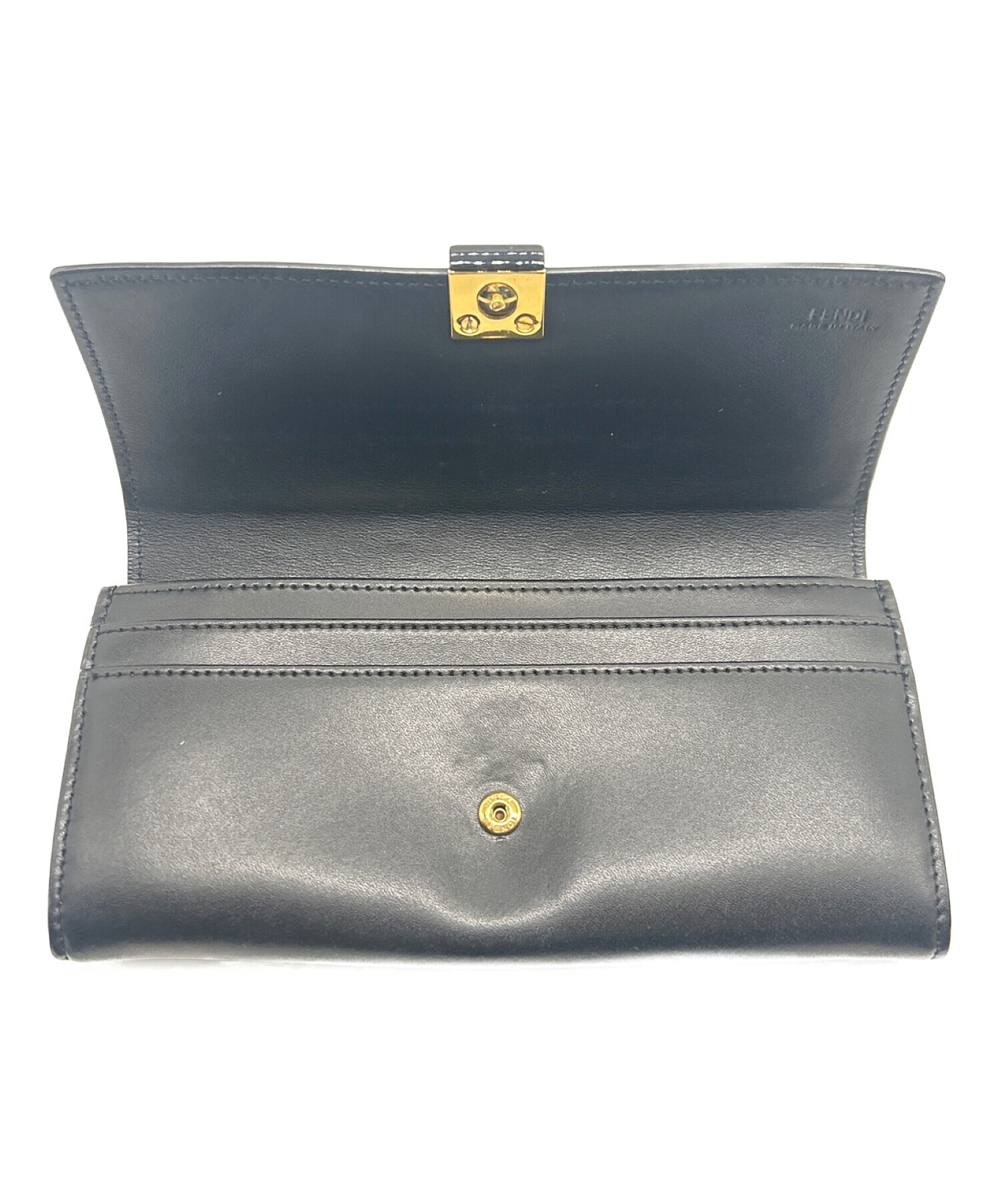 中古・古着通販】FENDI (フェンディ) 長財布 ブラック｜ブランド・古着