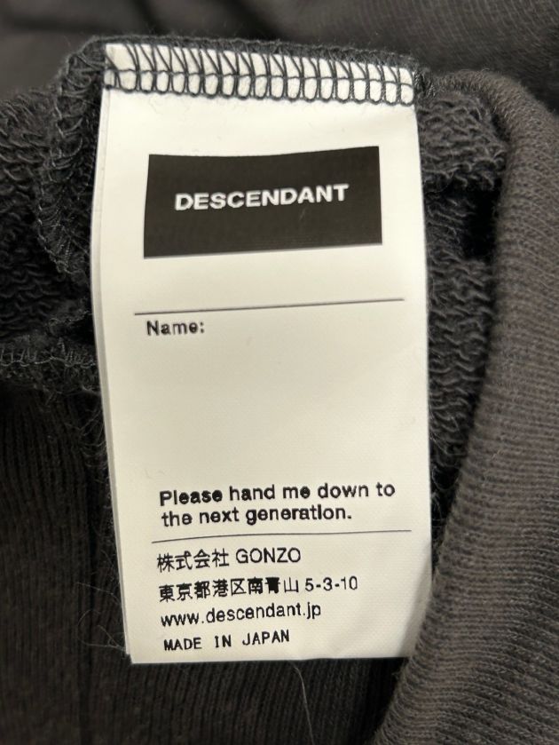 中古・古着通販】DESCENDANT (ディセンダント) ハーフジップスウェット
