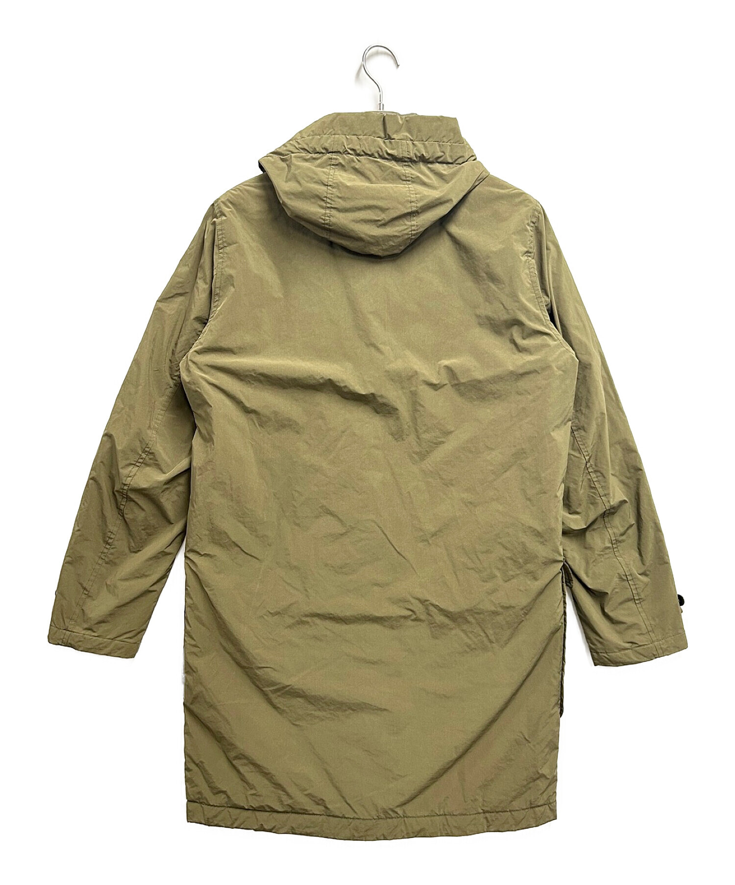 中古・古着通販】M.I.D.A. (ミダ) フーデッドダウンコート カーキ 