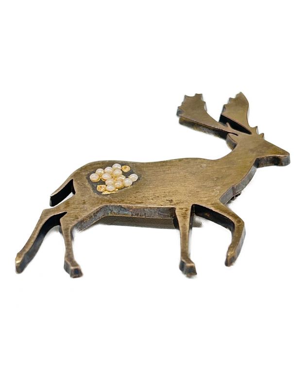 中古・古着通販】CHANEL (シャネル) 鹿モチーフブローチ｜ブランド