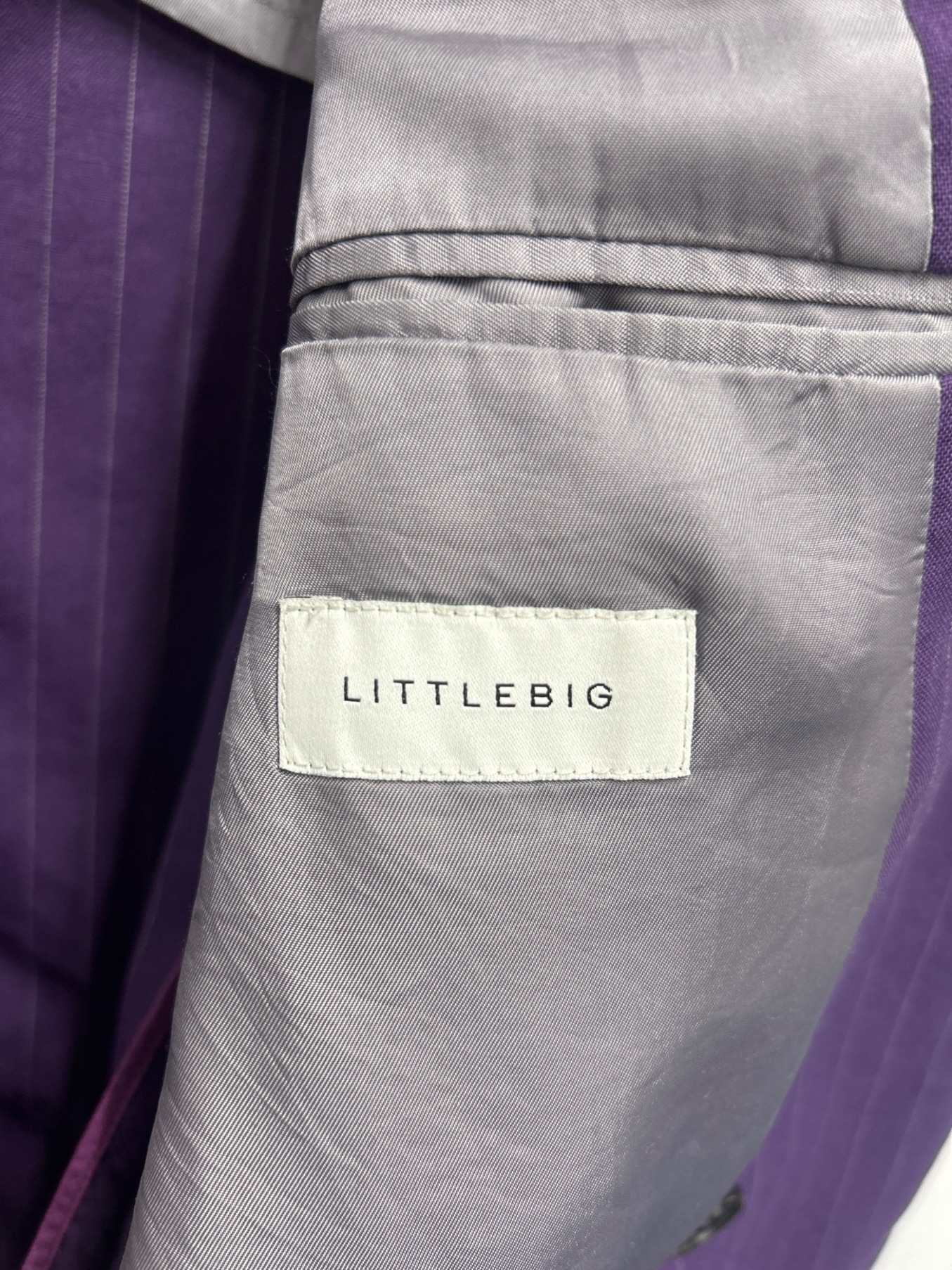 中古・古着通販】LITTLEBIG (リトルビッグ) ダブルジャケット パープル