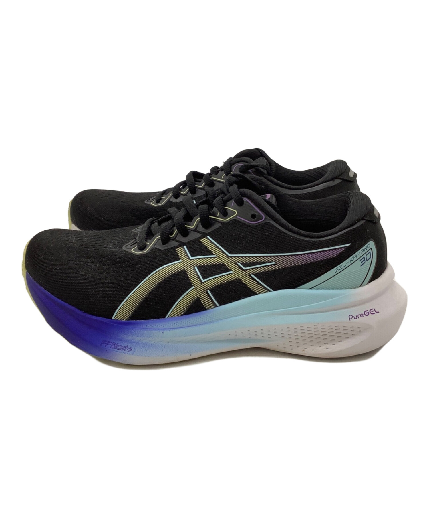 中古・古着通販】asics (アシックス) ランニングシューズ ブラック 