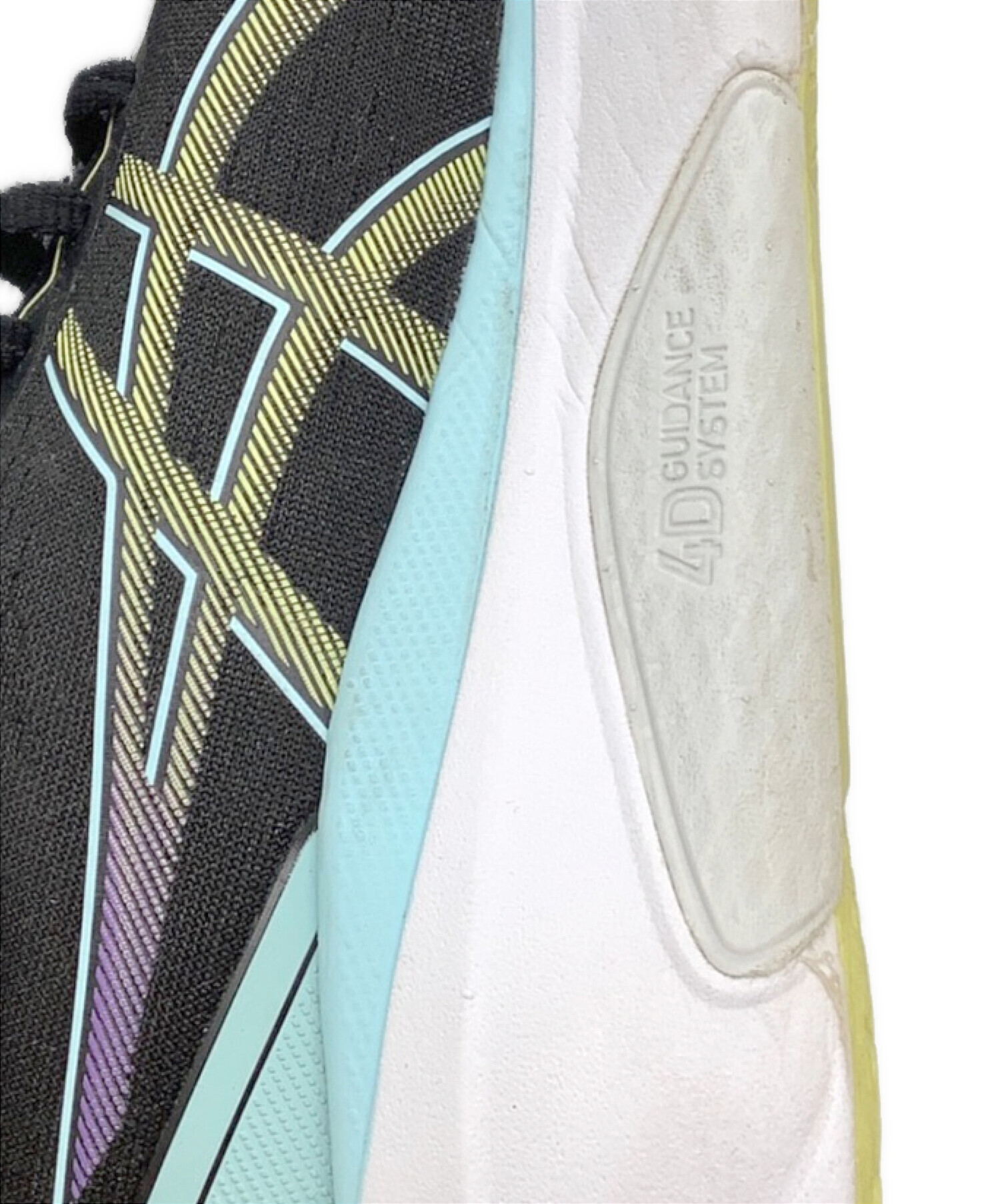 中古・古着通販】asics (アシックス) ランニングシューズ ブラック