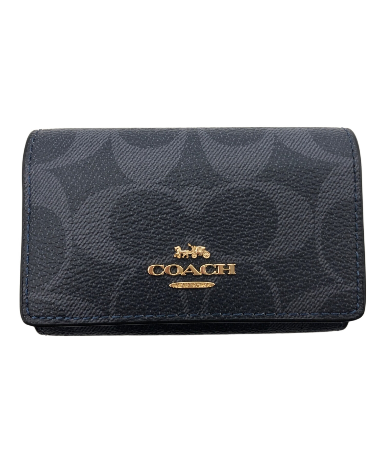 中古・古着通販】COACH (コーチ) キーケース ネイビー｜ブランド・古着