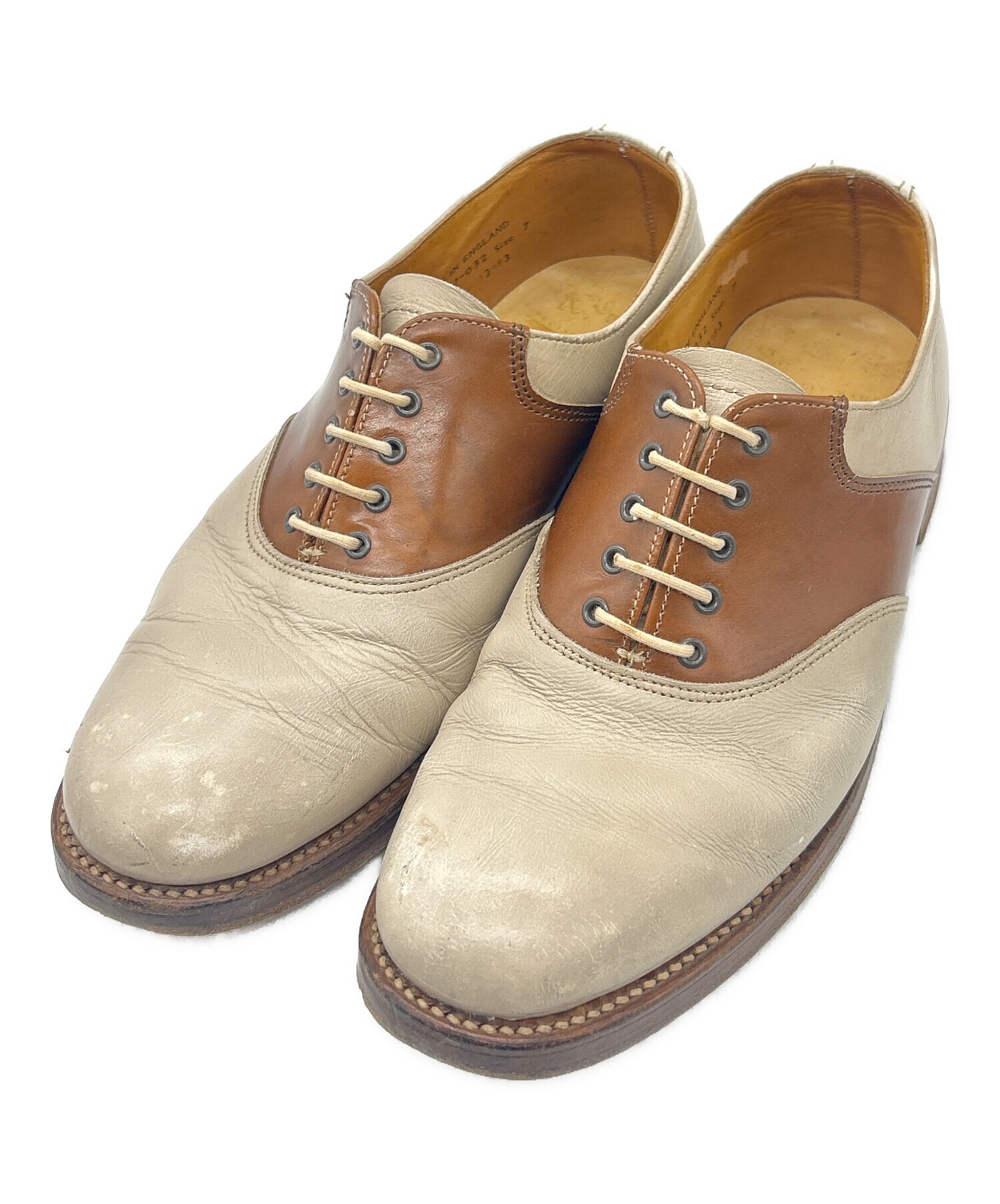 美品！フレッドペリー　スエード ウィングチップ ドレスシューズ　ジョージコックス 中古・古着通販】GEORGE COX (ジョージコックス) ウィングチップ