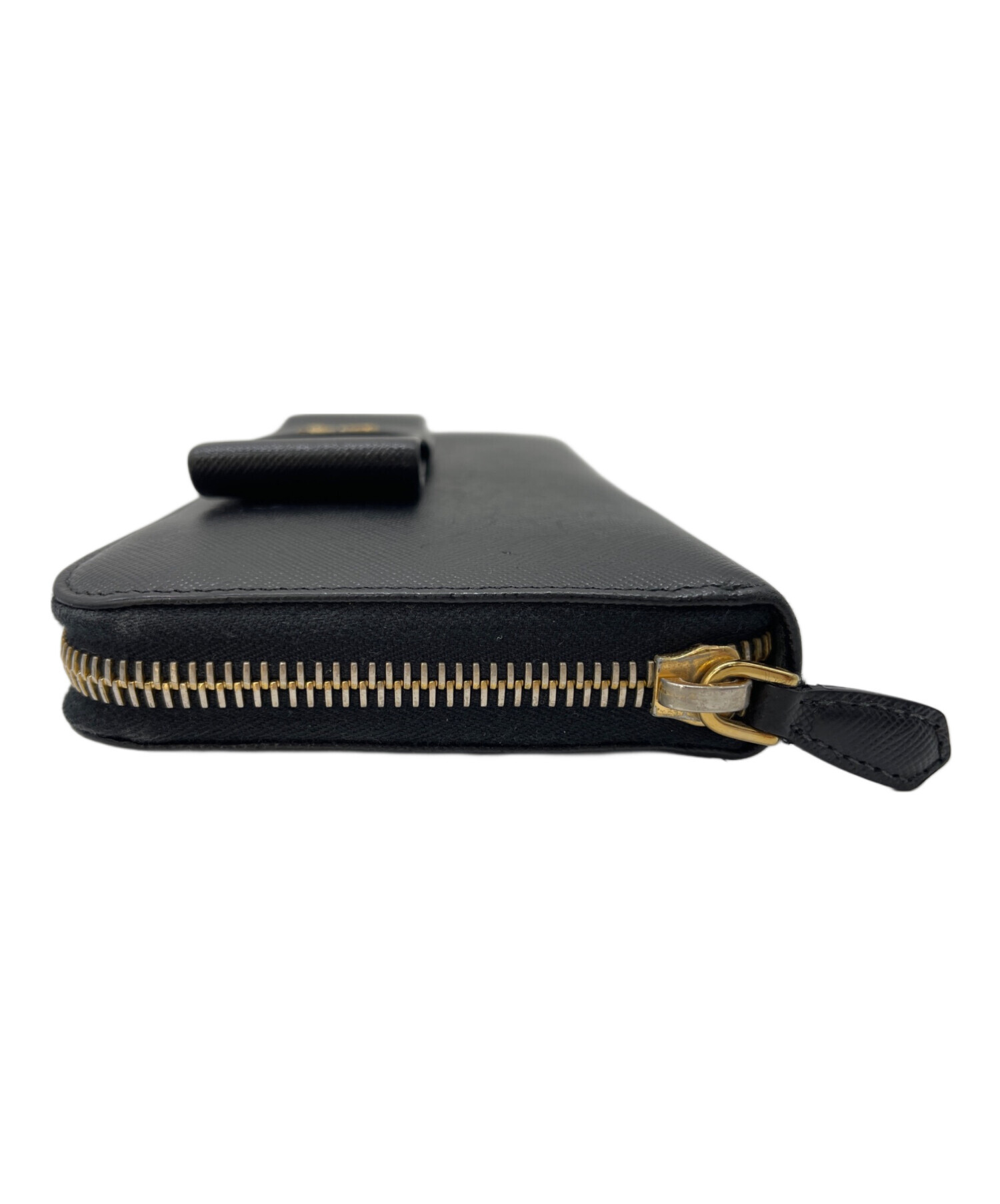 中古・古着通販】PRADA (プラダ) リボンラウンドファスナー長財布