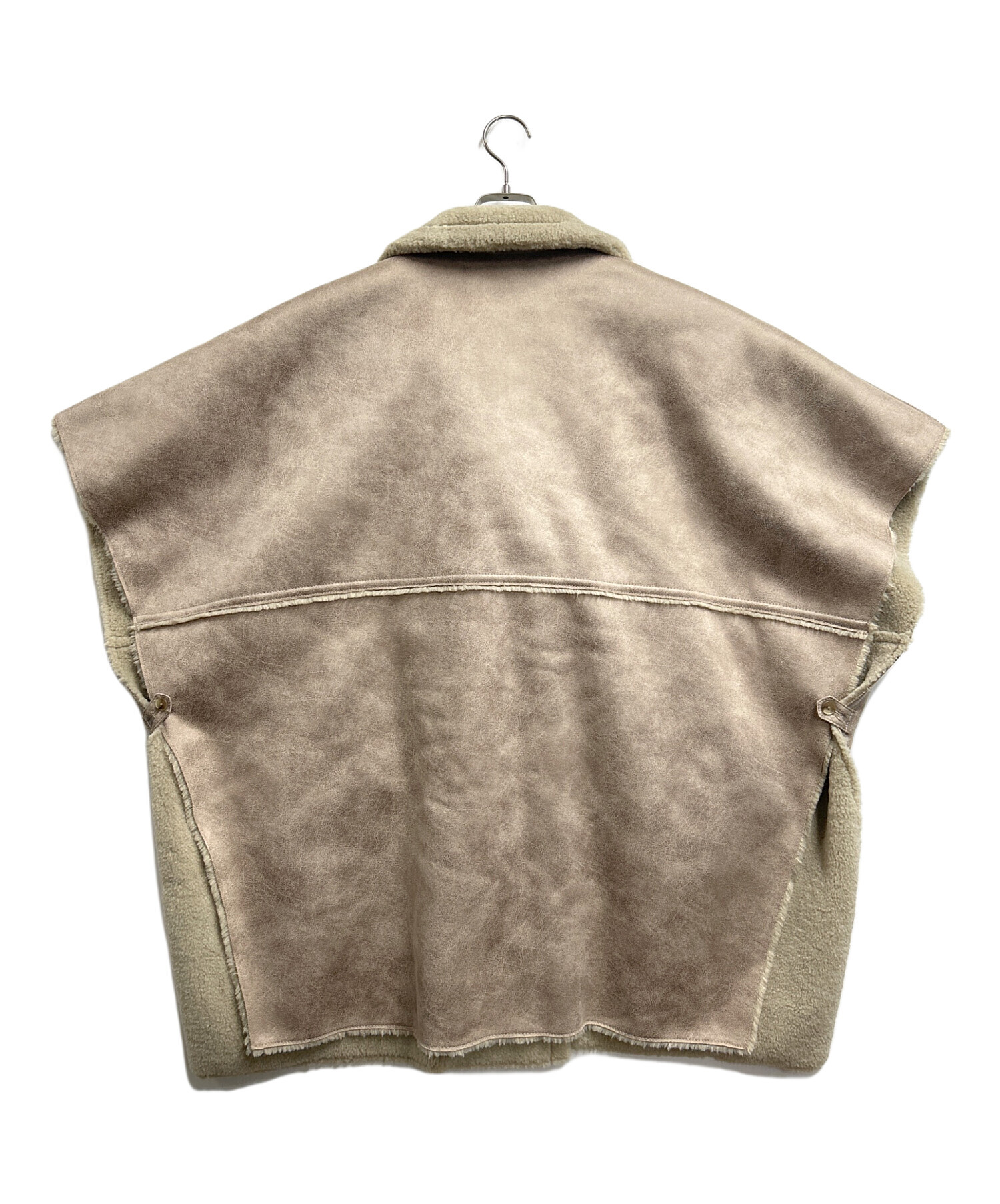 中古・古着通販】Ameri (アメリ) リバーシブルコート ベージュ サイズ