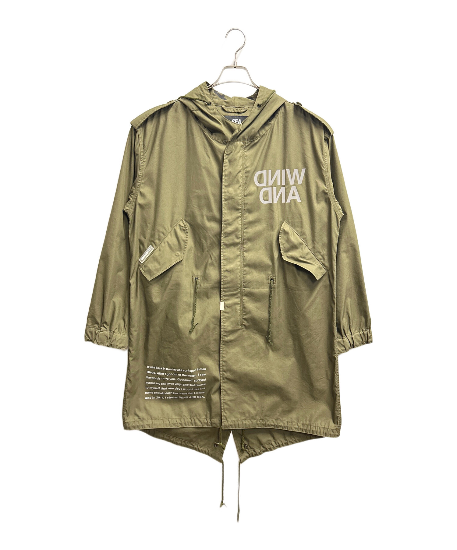 中古・古着通販】WIND AND SEA (ウィンド アンド シー) モッズコート