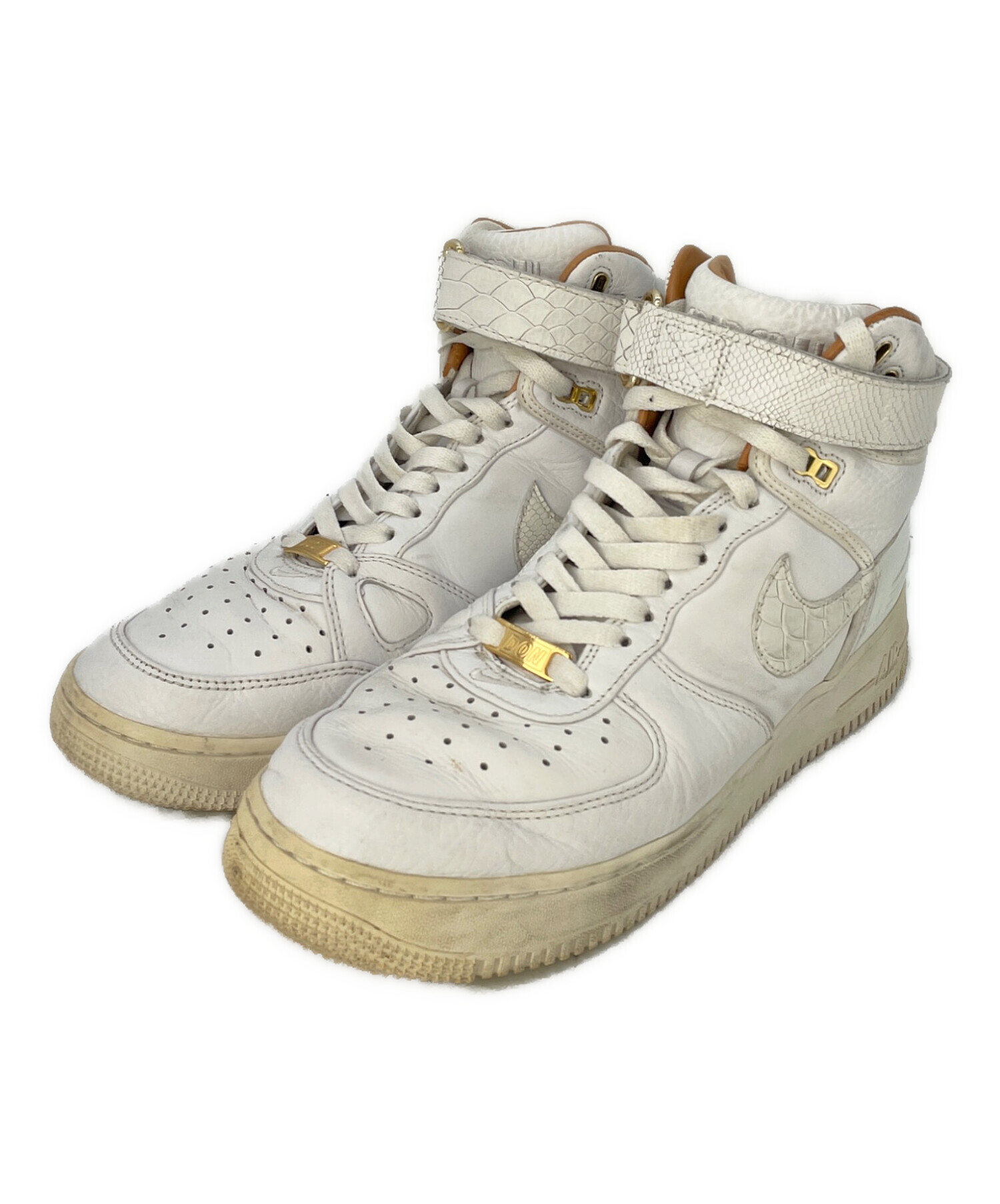 中古・古着通販】NIKE (ナイキ) AIR FORCE 1 HI JUST DON ホワイト 