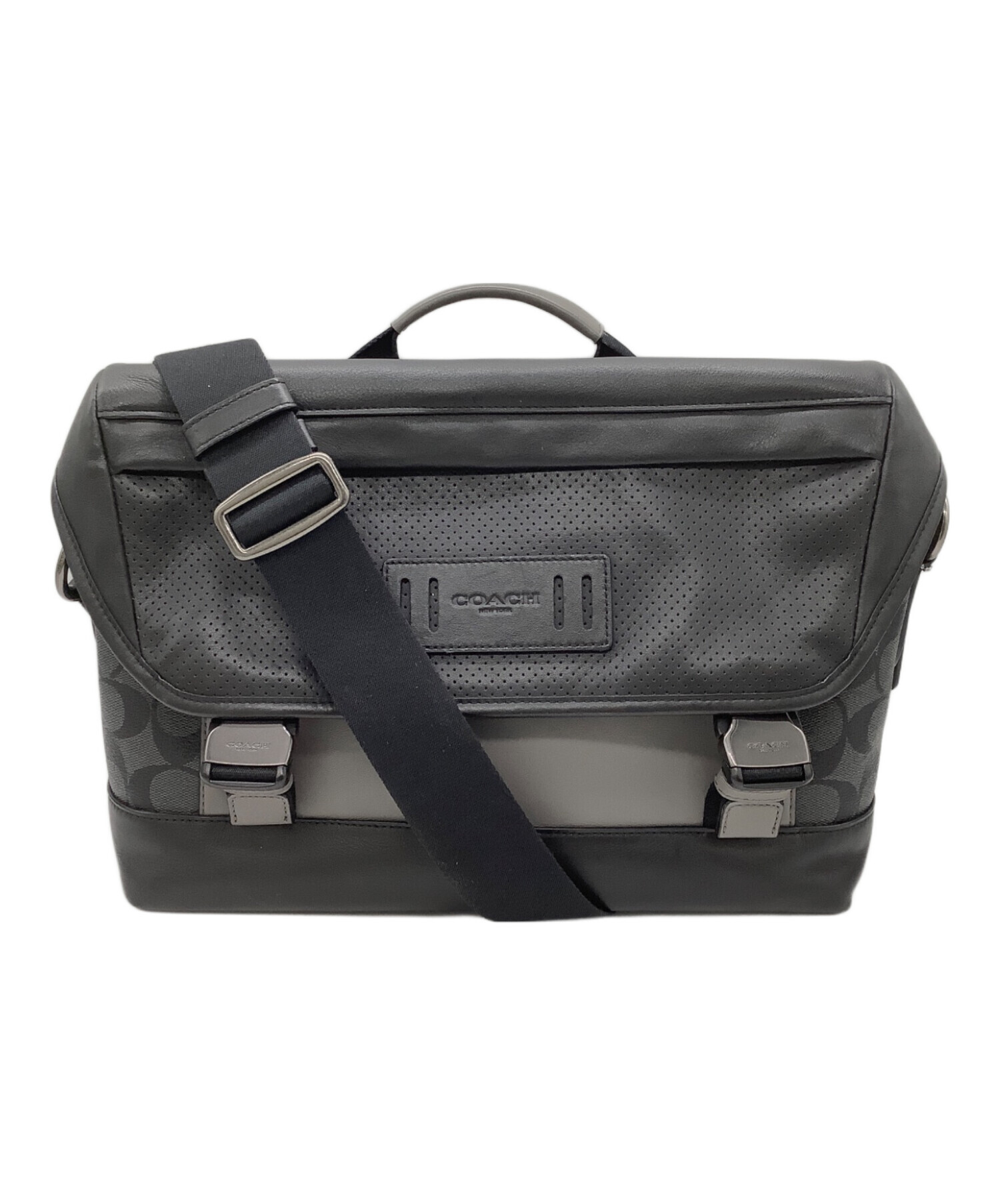 中古・古着通販】COACH (コーチ) ショルダーバッグ ブラック｜ブランド