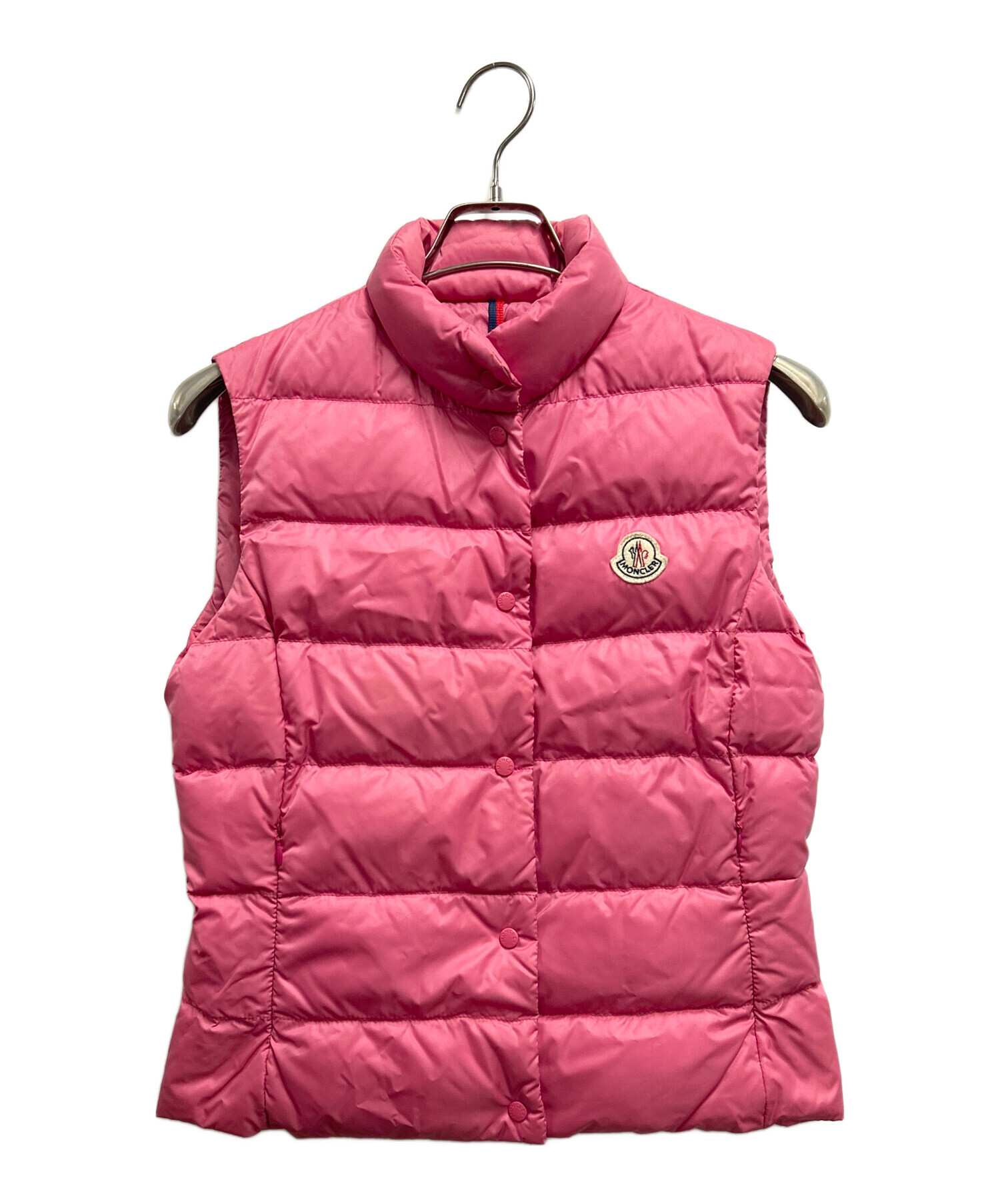 中古・古着通販】MONCLER (モンクレール) ダウンベスト ピンク サイズ