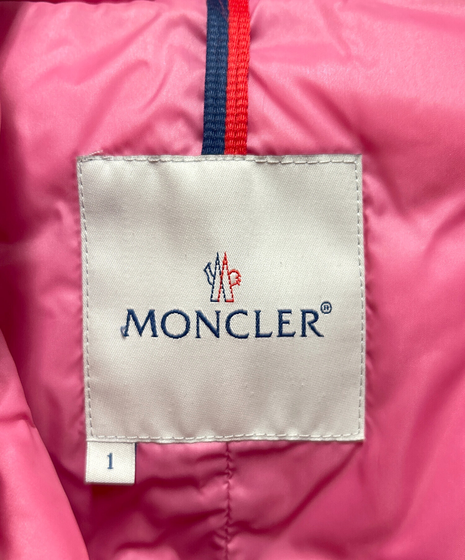 中古・古着通販】MONCLER (モンクレール) ダウンベスト ピンク サイズ
