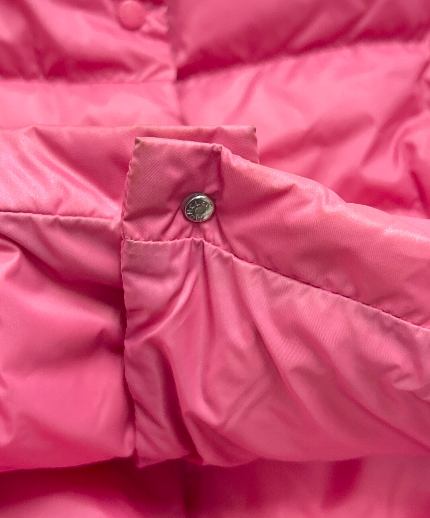 モンクレール ★ピンク★ダウンベスト★MONCLER 中古・古着通販】MONCLER (モンクレール) ダウンベスト ピンク サイズ