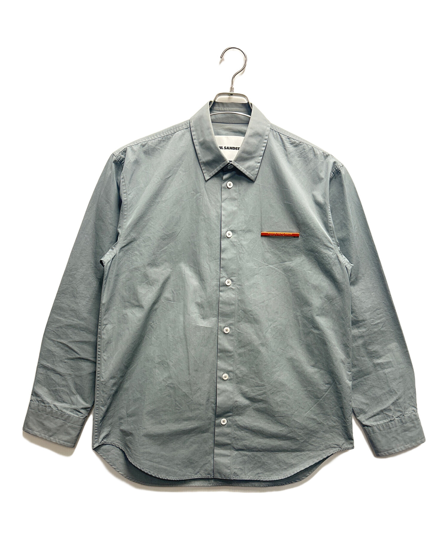 中古・古着通販】JIL SANDER (ジルサンダー) ロゴプレートシャツ