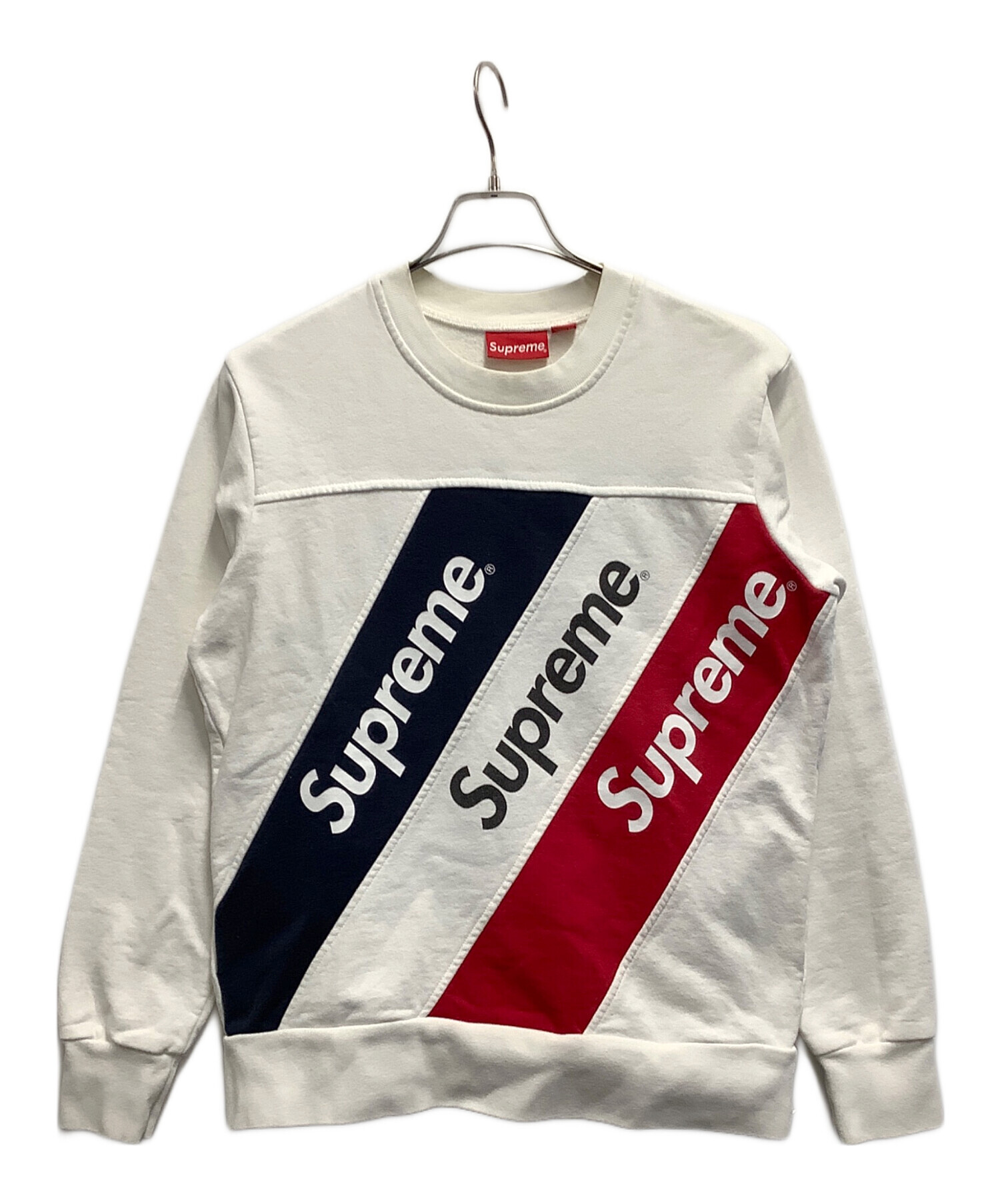 Supreme ホワイト トレーナー　Sサイズ 中古・古着通販】SUPREME (シュプリーム) スウェット ホワイト サイズ