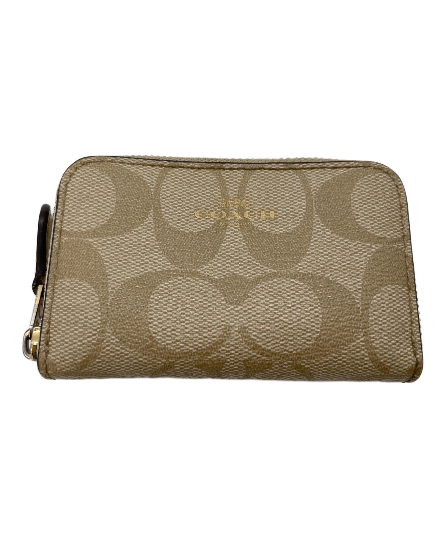 コーチ コインケース ベージュ コーチ COACH 小銭入れ レディース ミニ