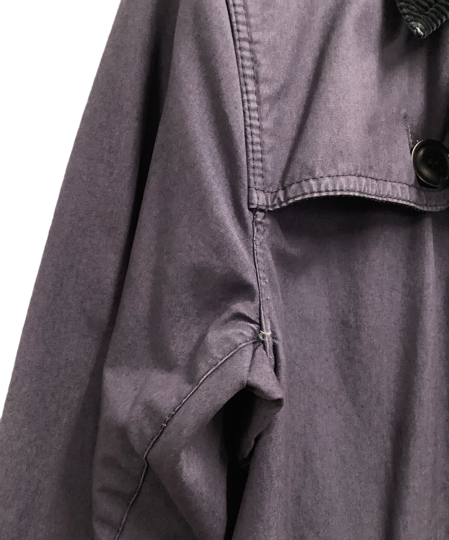 中古・古着通販】Barbour (バブアー) トレンチコート ネイビー サイズ