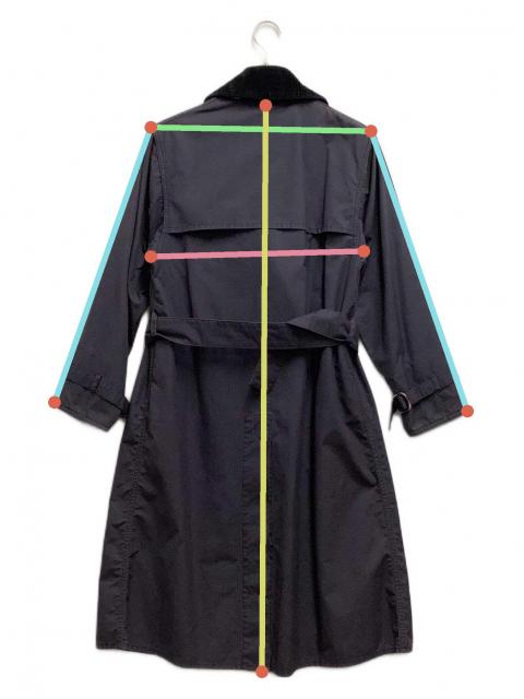 中古・古着通販】Barbour (バブアー) トレンチコート ネイビー サイズ