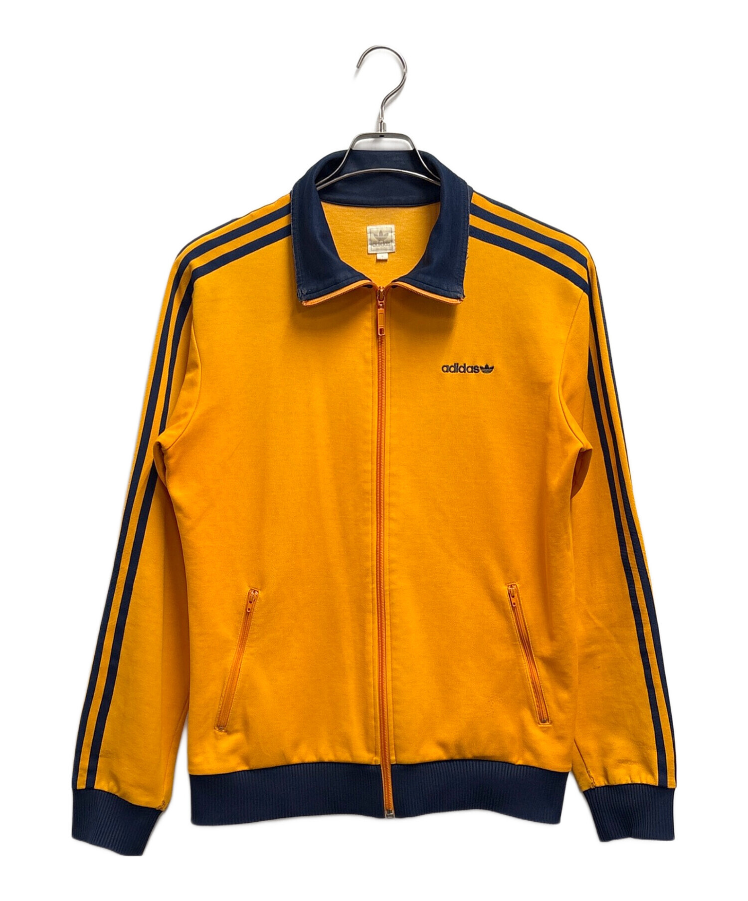 中古・古着通販】adidas (アディダス) トラックジャケット オレンジ 