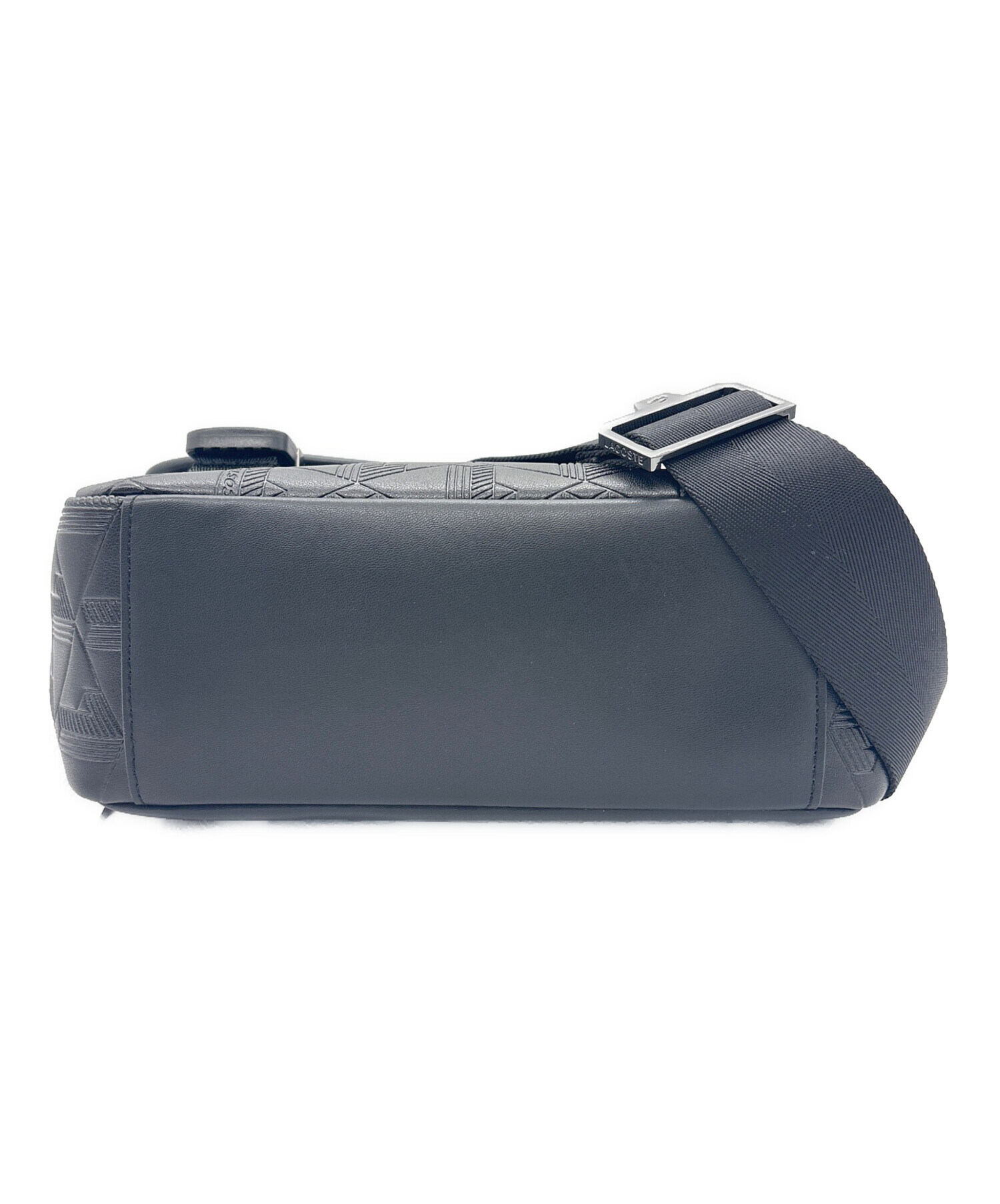 中古・古着通販】LACOSTE (ラコステ) メッセンジャーバッグ ブラック