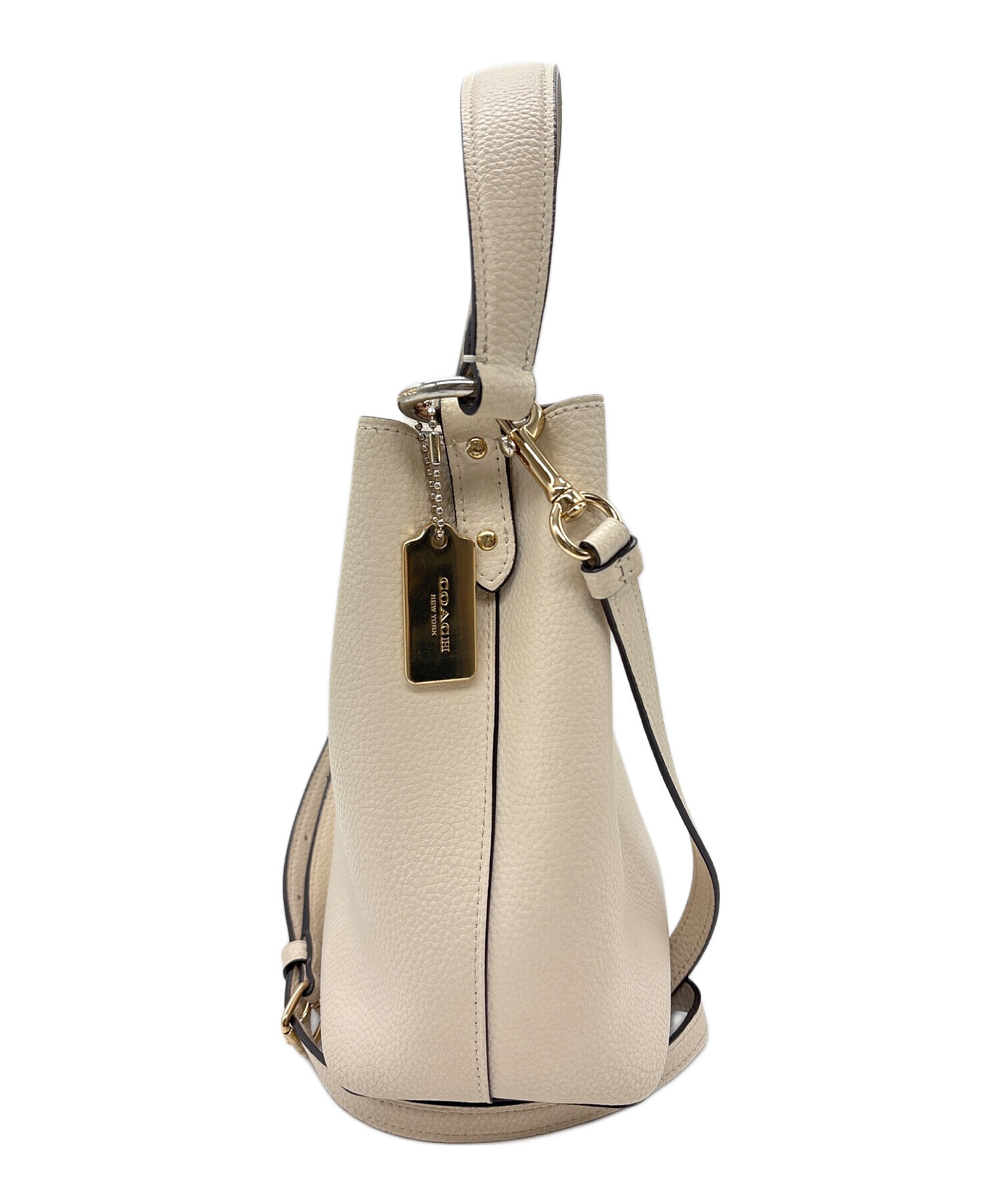 中古・古着通販】COACH (コーチ) 2WAYショルダーバッグ ベージュ