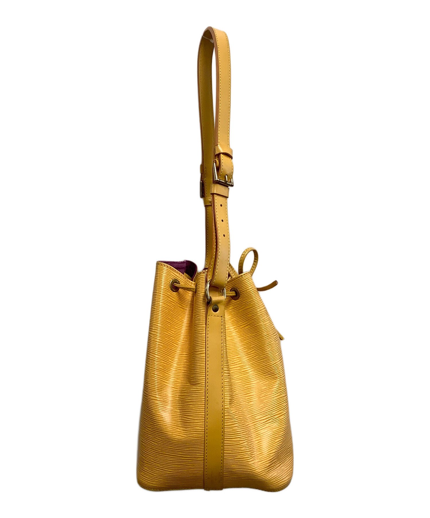 ルイヴィトン　エピ　プチノエ　巾着　レザーショルダーバック　イエロー 楽天市場】【バッグ】LOUIS VUITTON ルイ ヴィトン エピ ノエ 巾着型
